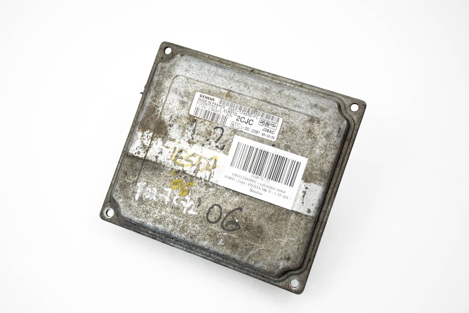 Engine control unit Ford FIESTA Mk 5 2002–2008 1.25 16V 6S6112A650FC – 1