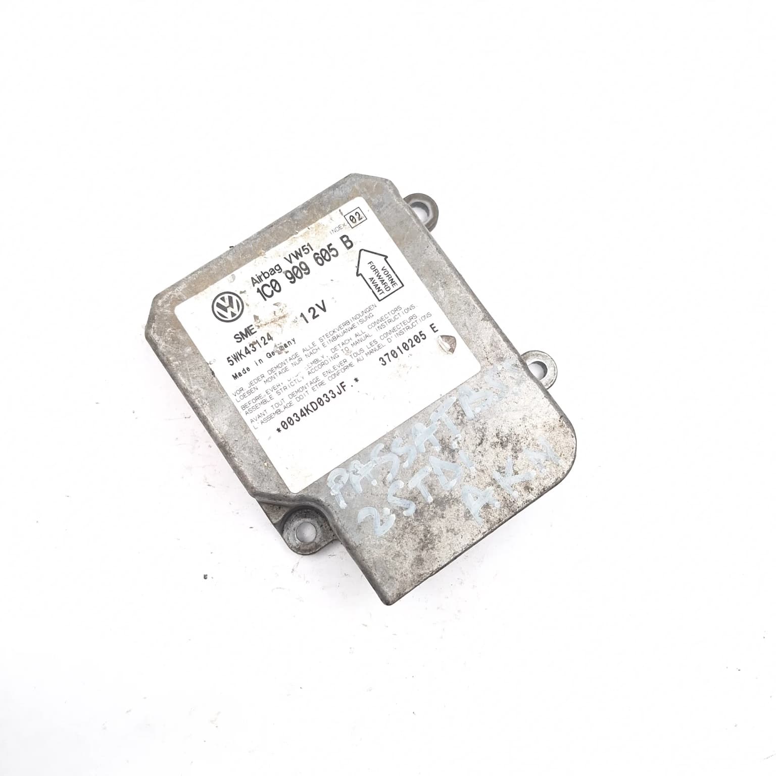 Airbag control module VW PASSAT B5, B5.5 1996–2005 1C0909605B – 1