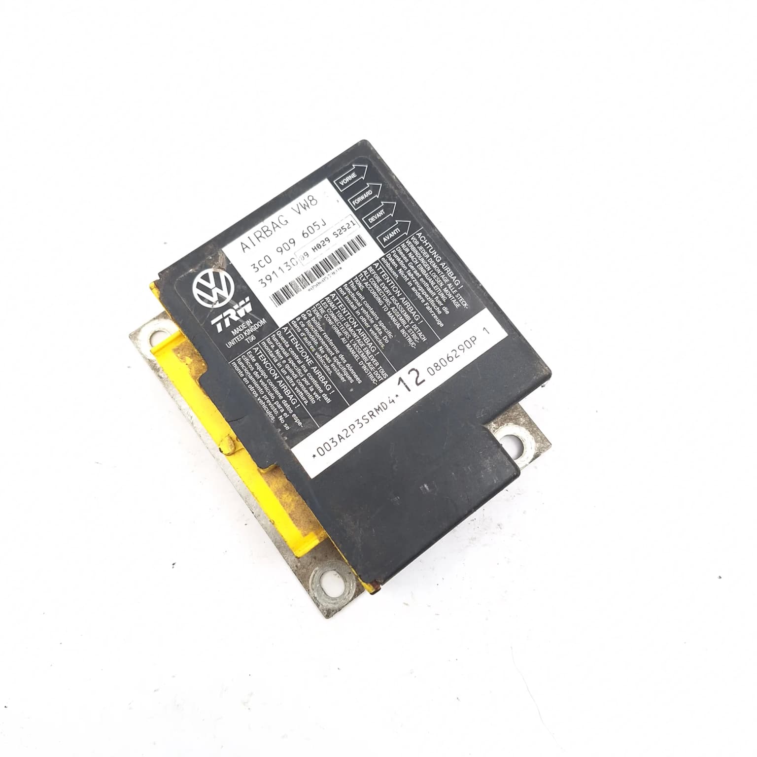 Airbag control module VW PASSAT B6 2005–2010 3C0909605J – 1