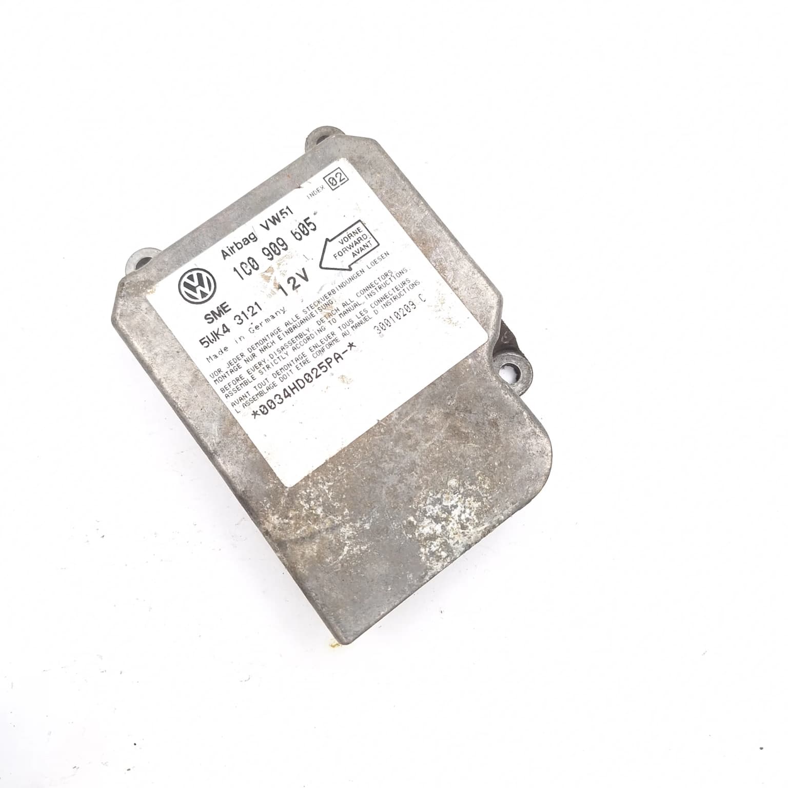 Airbag control module VW GOLF 4 1997–2004 1C0909605 – 1