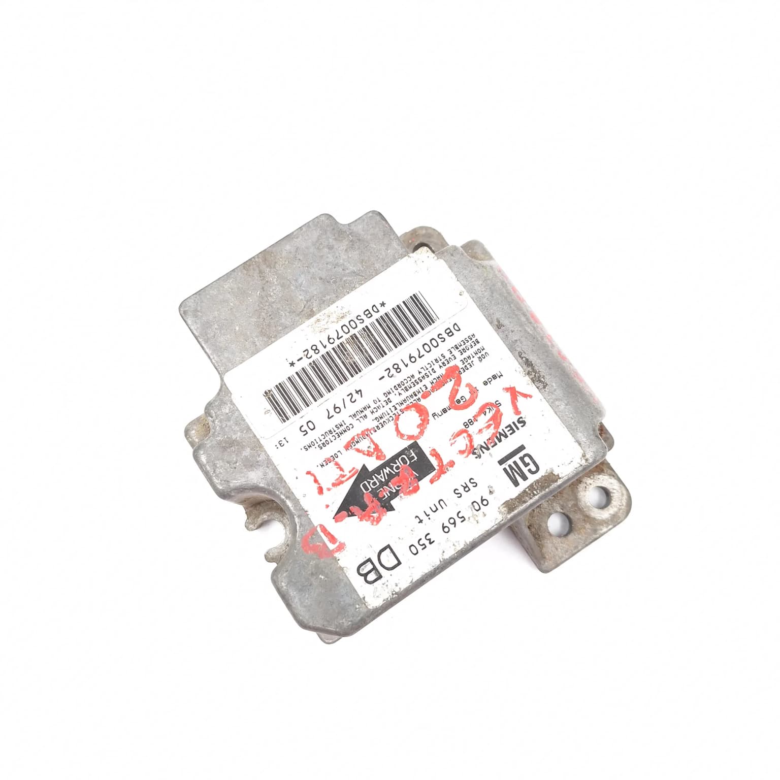 Airbag control module Opel VECTRA B 1995–2002 90569350 – 1
