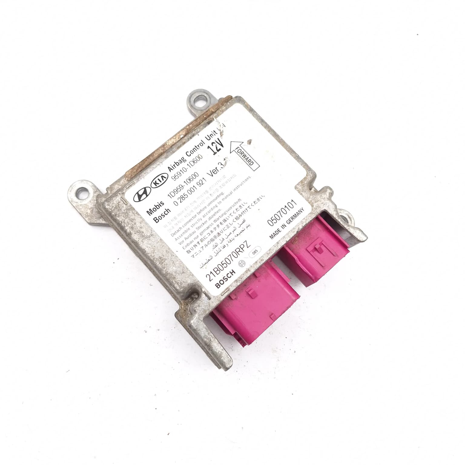 Airbag control module Kia CARENS 3 (UN) 2006–2013 959101D600 – 1