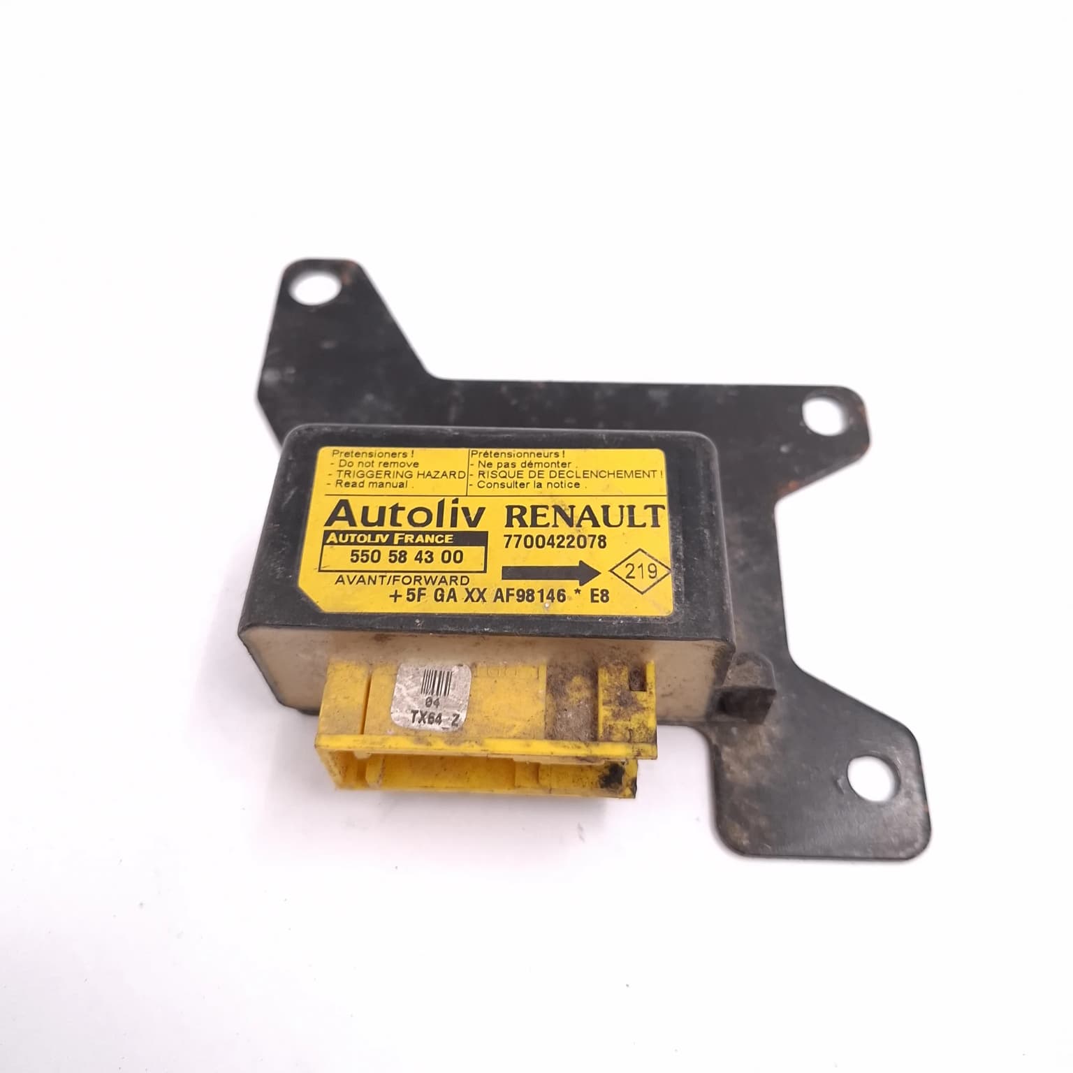 Airbag control module Renault MEGANE 1 1995–2002 7700422078 – 1