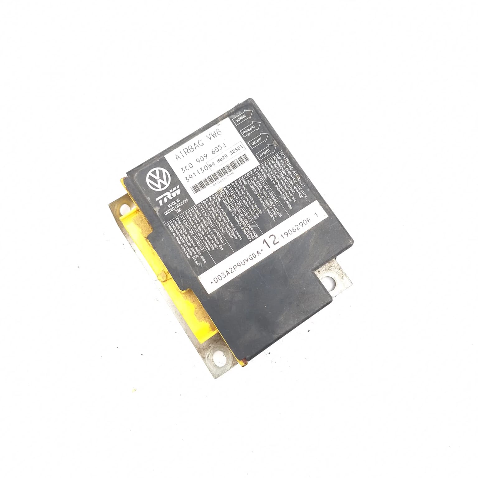 Airbag control module VW PASSAT B6 2005–2010 3C0909605J – 1