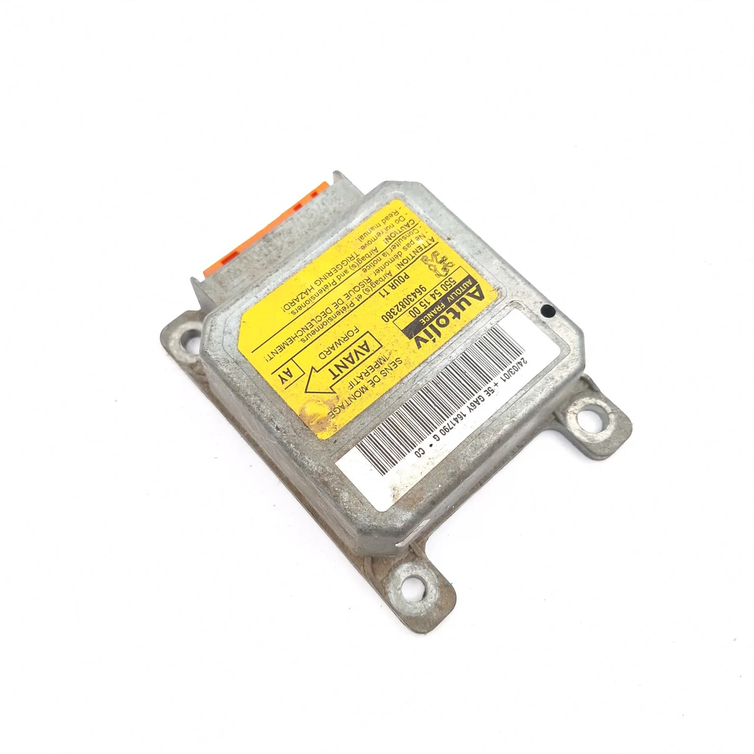 Airbag control module Peugeot 206 1998–2013 9643082380 – 1