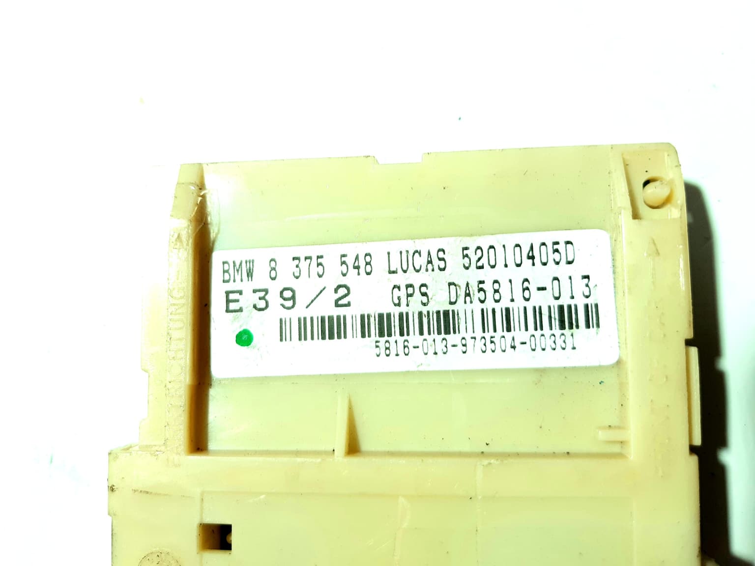 Control unit BMW 5 (E39) 1995–2004 8375548 – 1