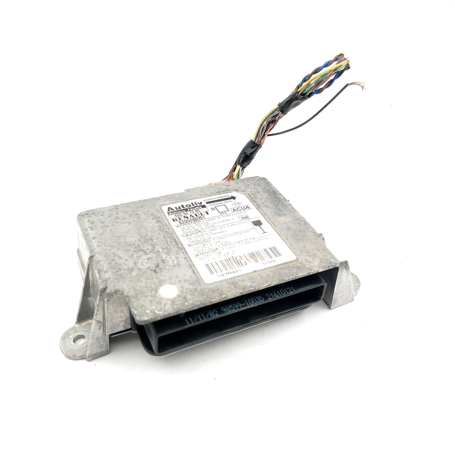 Airbag control module Renault MEGANE 2 2002–2010 8200280991 – 1