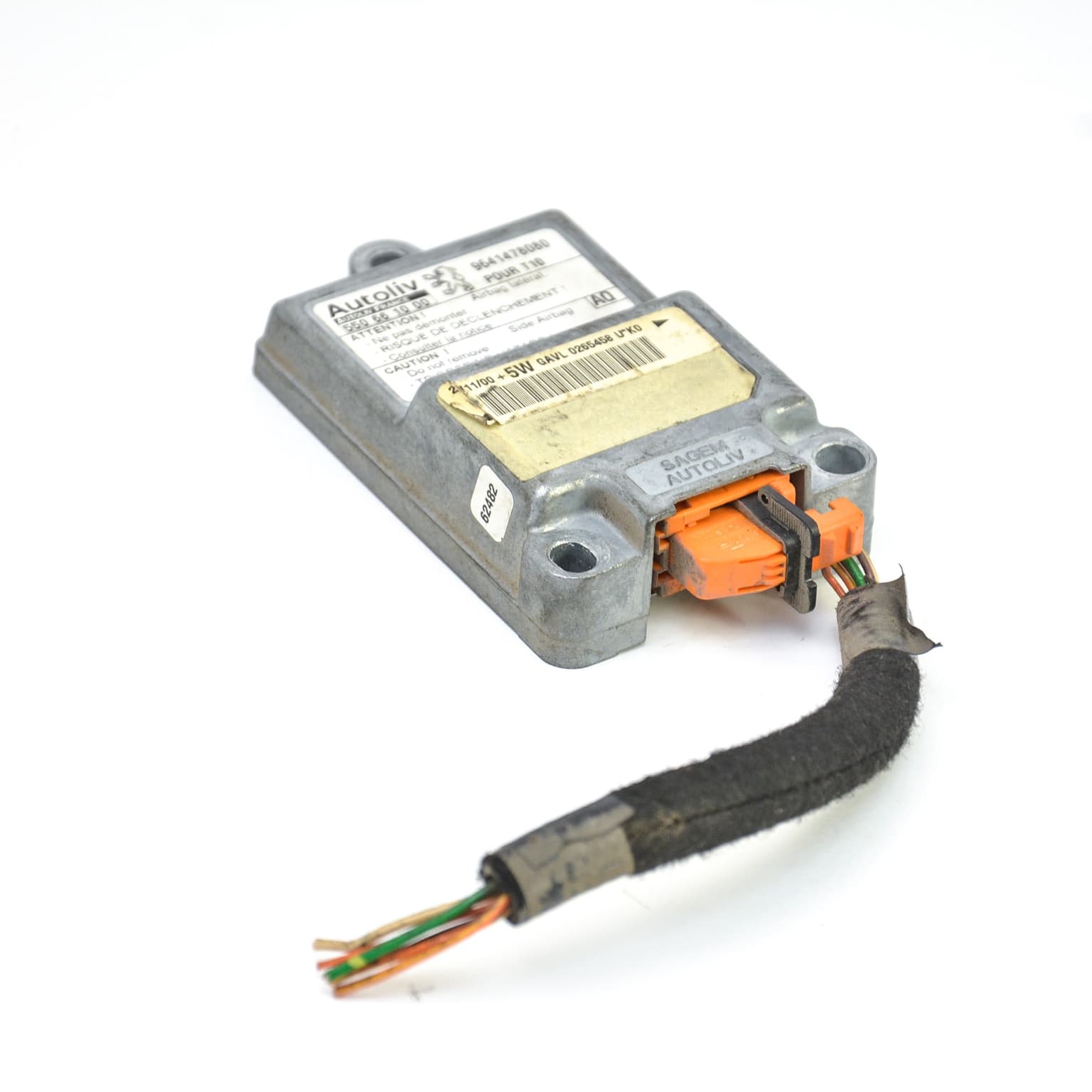 Impact sensor Peugeot 206 1998–2013 2.0 HDi RHY (DW10TD) 9641478080 – 1