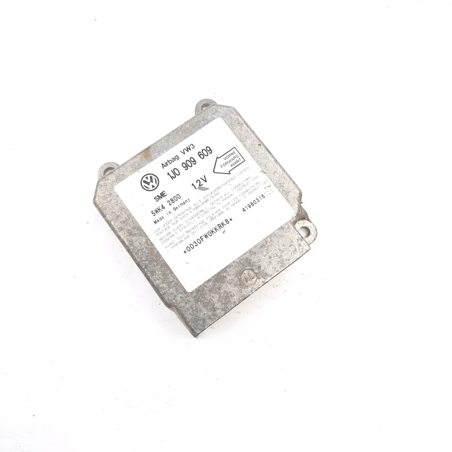 Airbag control module VW GOLF 4 1997–2004 1J0909609 – 1