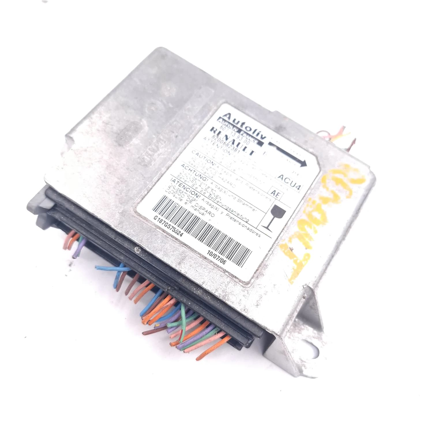 Airbag control module Renault MEGANE 2 2002–2010 8200682381 – 1