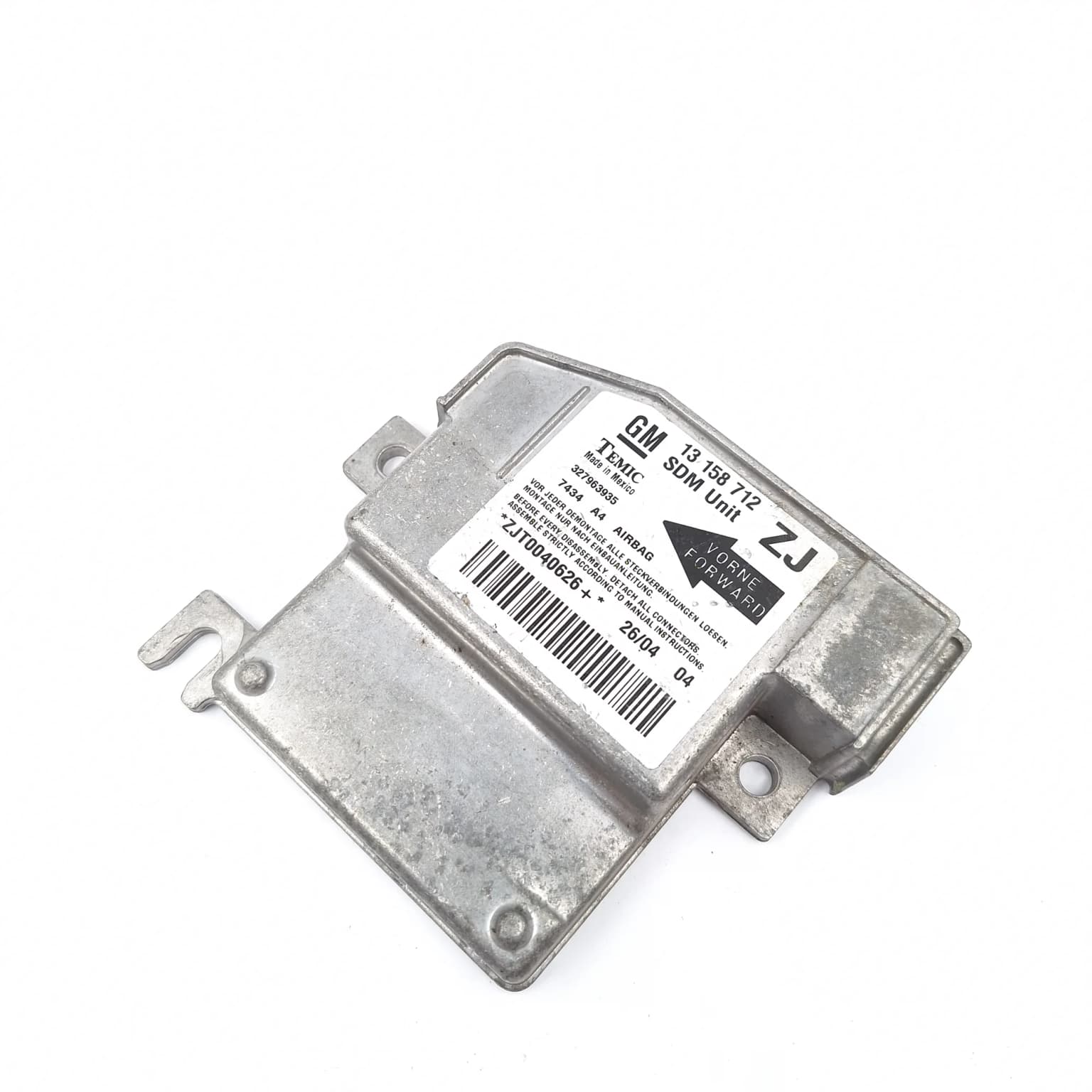 Airbag control module Opel MERIVA 2003–2010 13158712 – 1