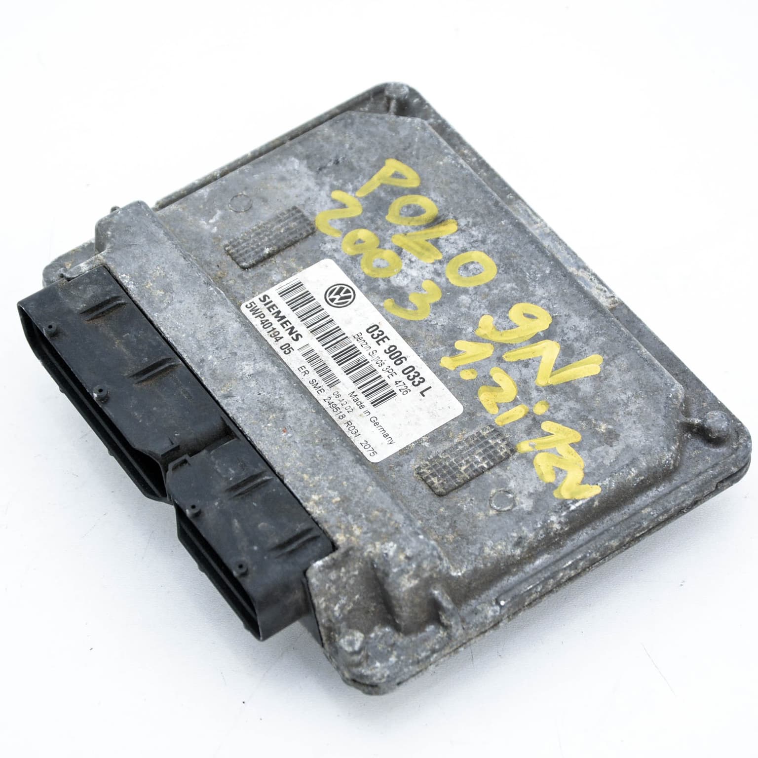 Engine control unit VW POLO (9N, 9N3) 2002–2010 1.2 03E906033L – 1