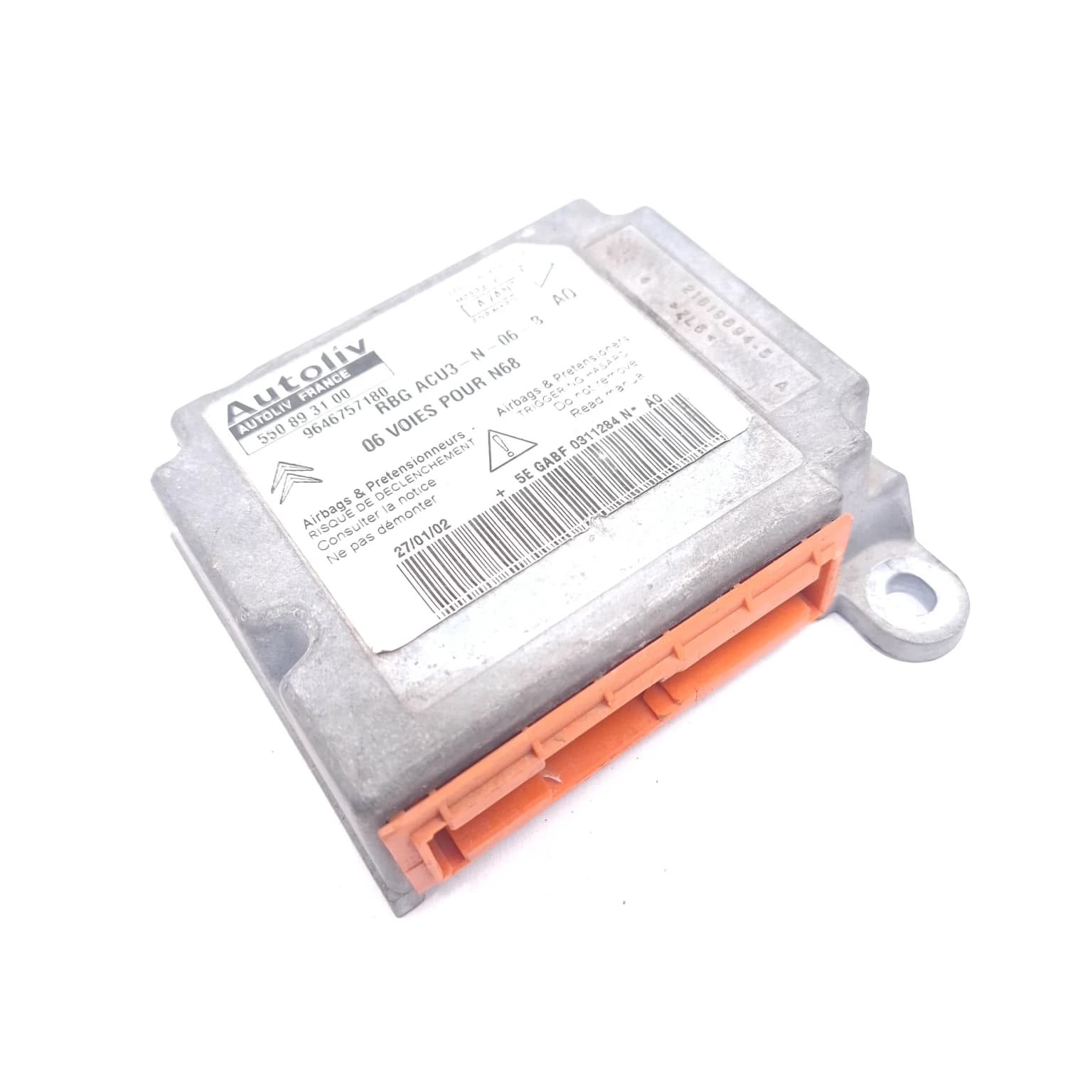 Airbag control module Citroen XSARA PICASSO (N68) 1999–2012 9646757180 – 1