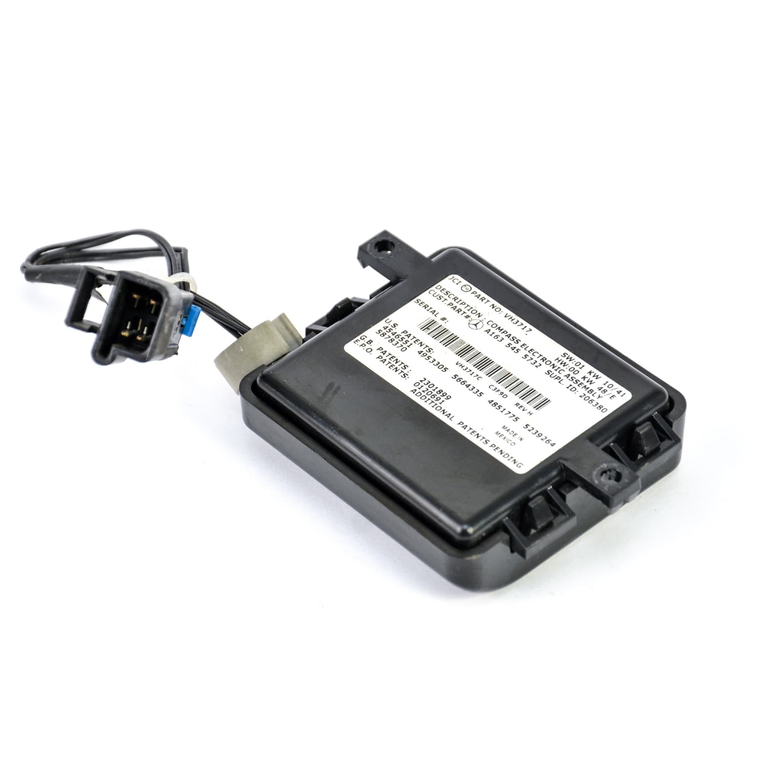 Control unit Mercedes-Benz ML / M-CLASS (W163) 1997–2005 ML 400 CDI (163.128) OM 628.963 A1635455732 – 1