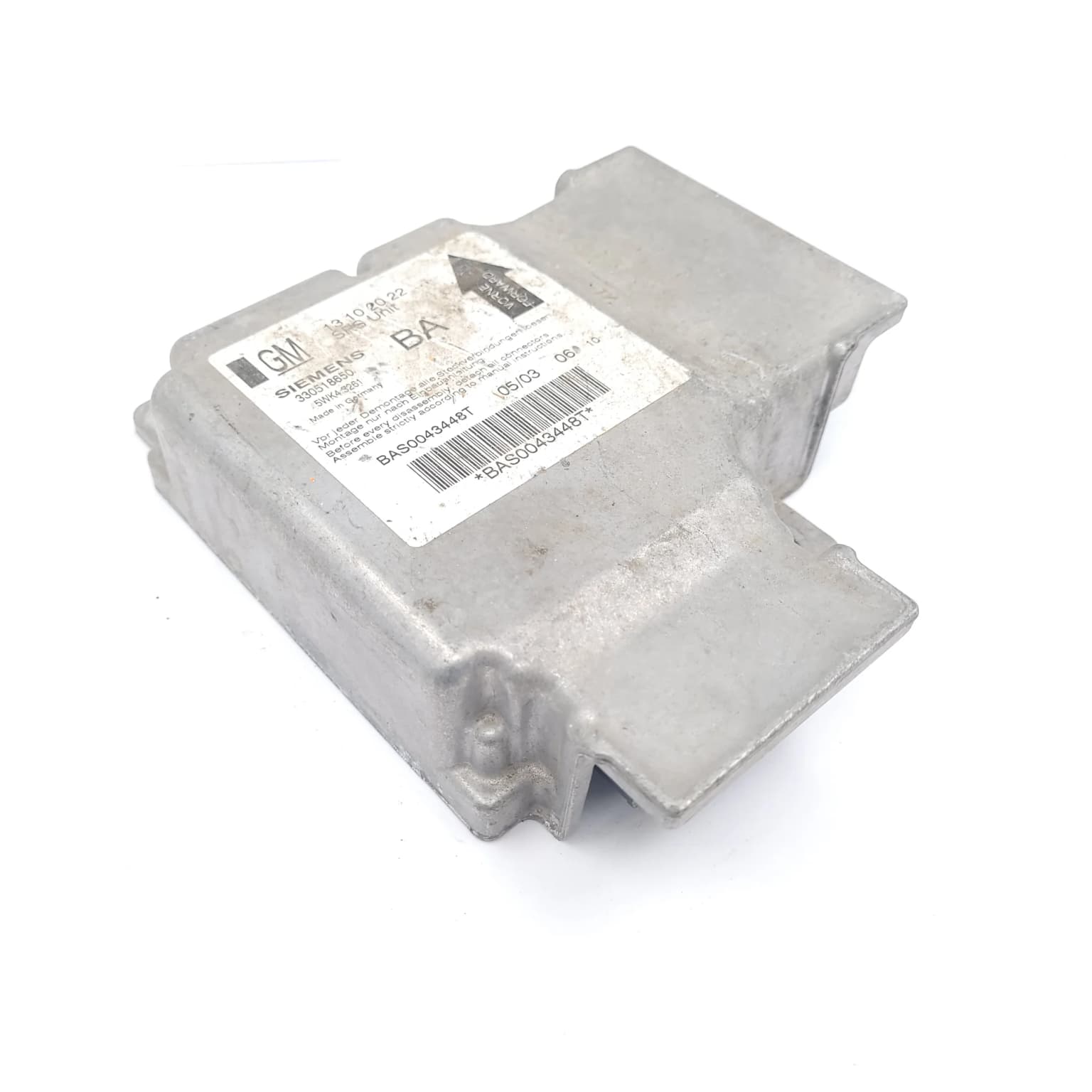 Airbag control module Opel VECTRA C 2002–2008 330518650 – 1