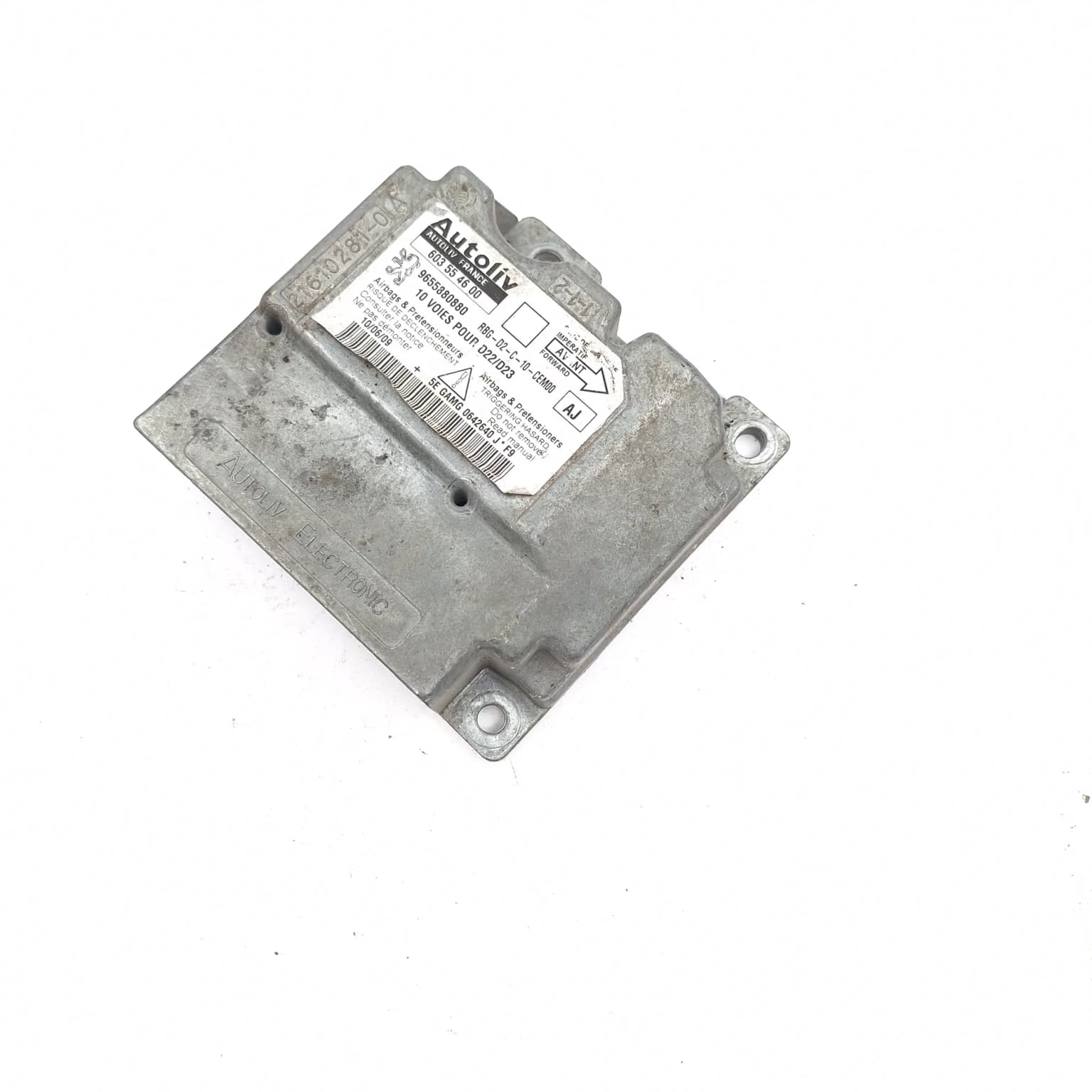 Airbag control module Peugeot 407 2004–2011 9655880880 – 1