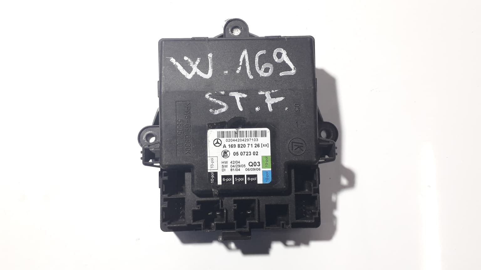 Control unit Mercedes-Benz A-CLASS (W169) 2004–2012 A1698207126 – 1