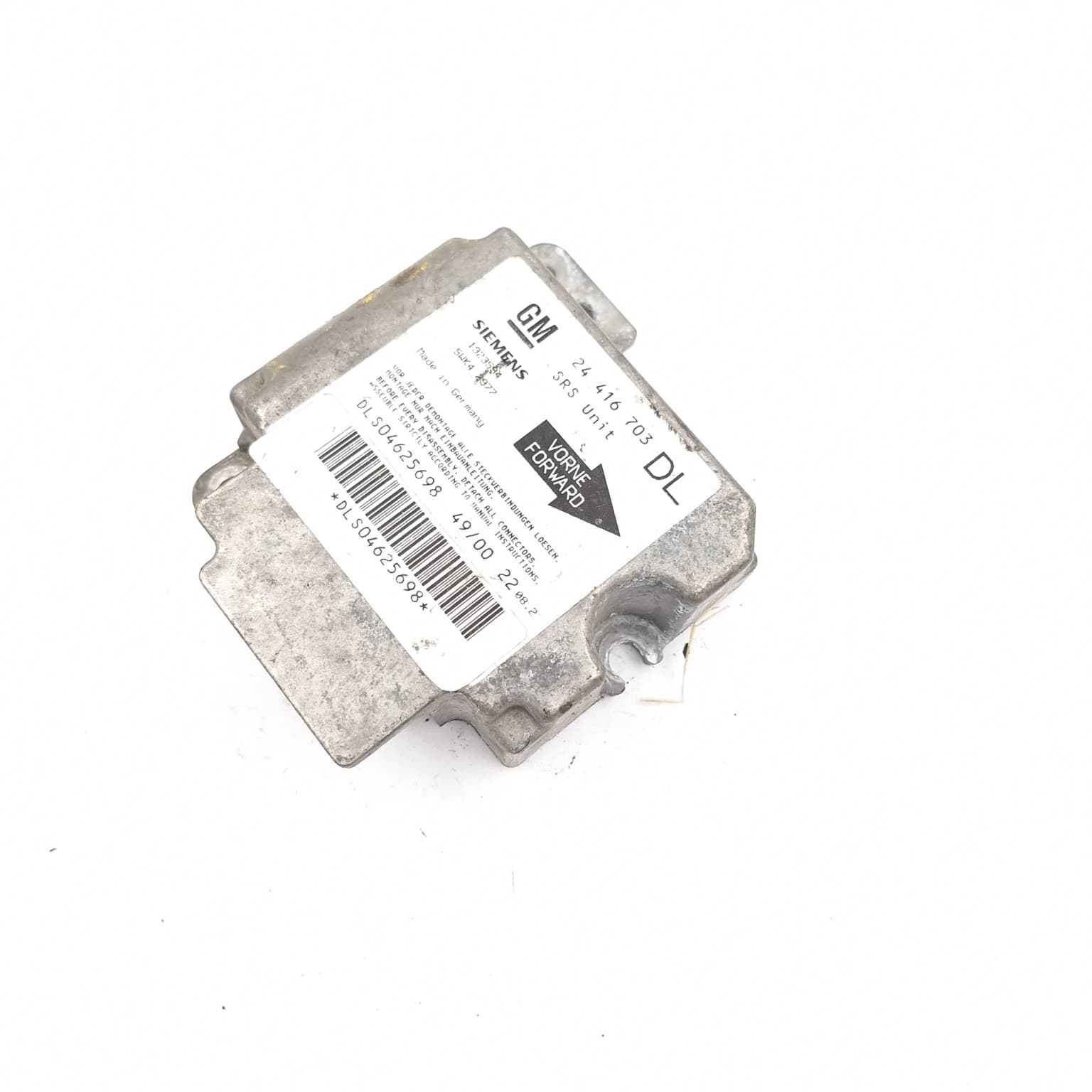 Airbag control module Opel ASTRA G 1998–2009 24416703 – 1