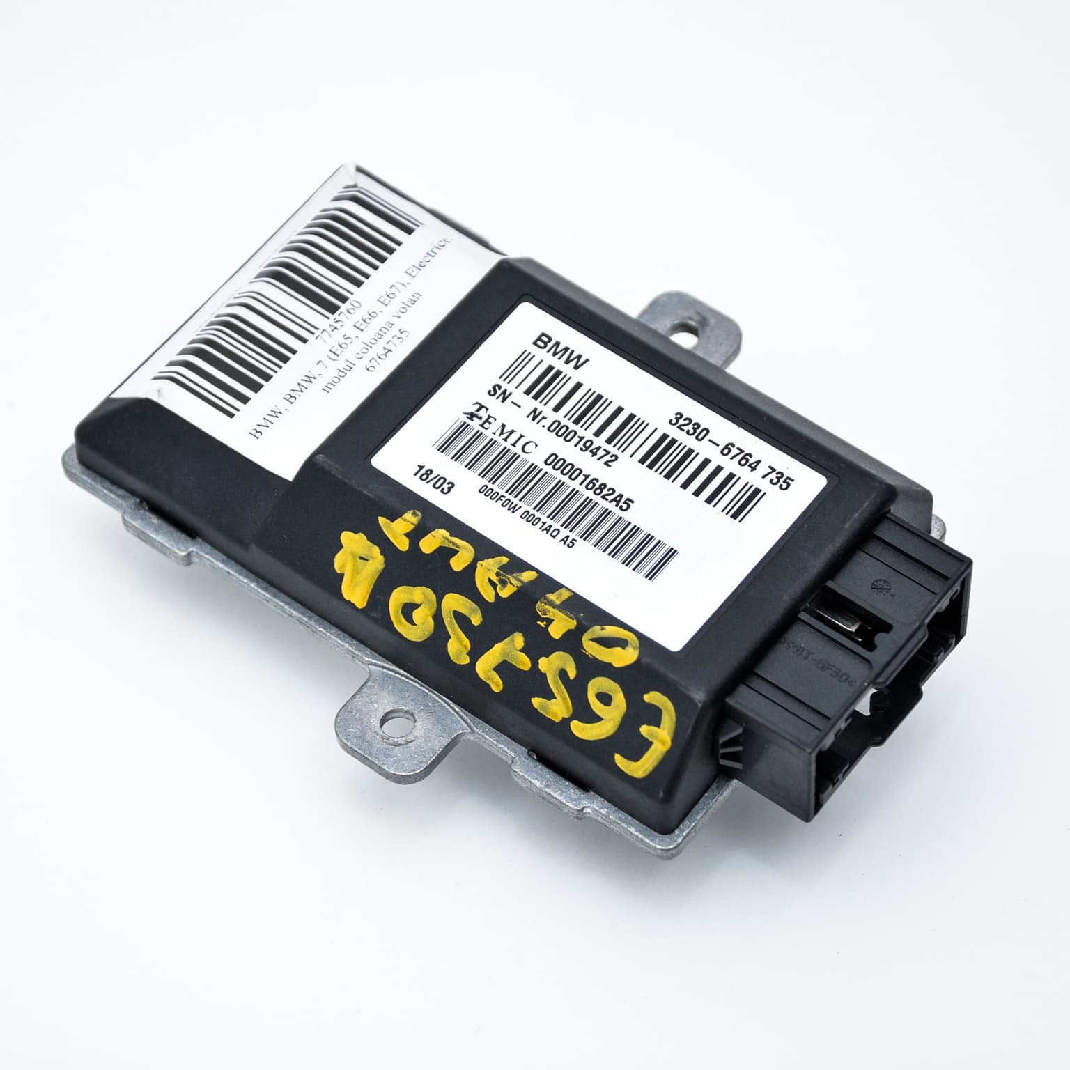 Steering column module BMW 7 (E65, E66, E67) 2001–2008 6764735 – 1