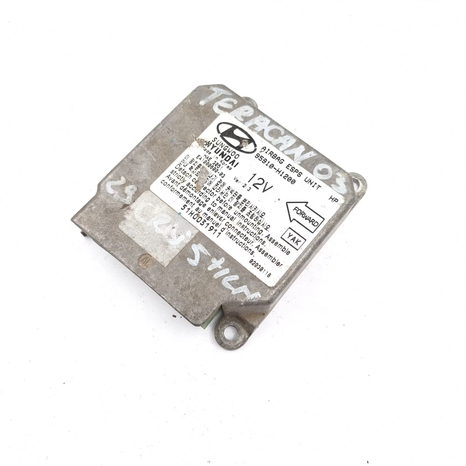 Airbag control module Hyundai TERRACAN (HP) 2001–2007 95910H1200 – 1