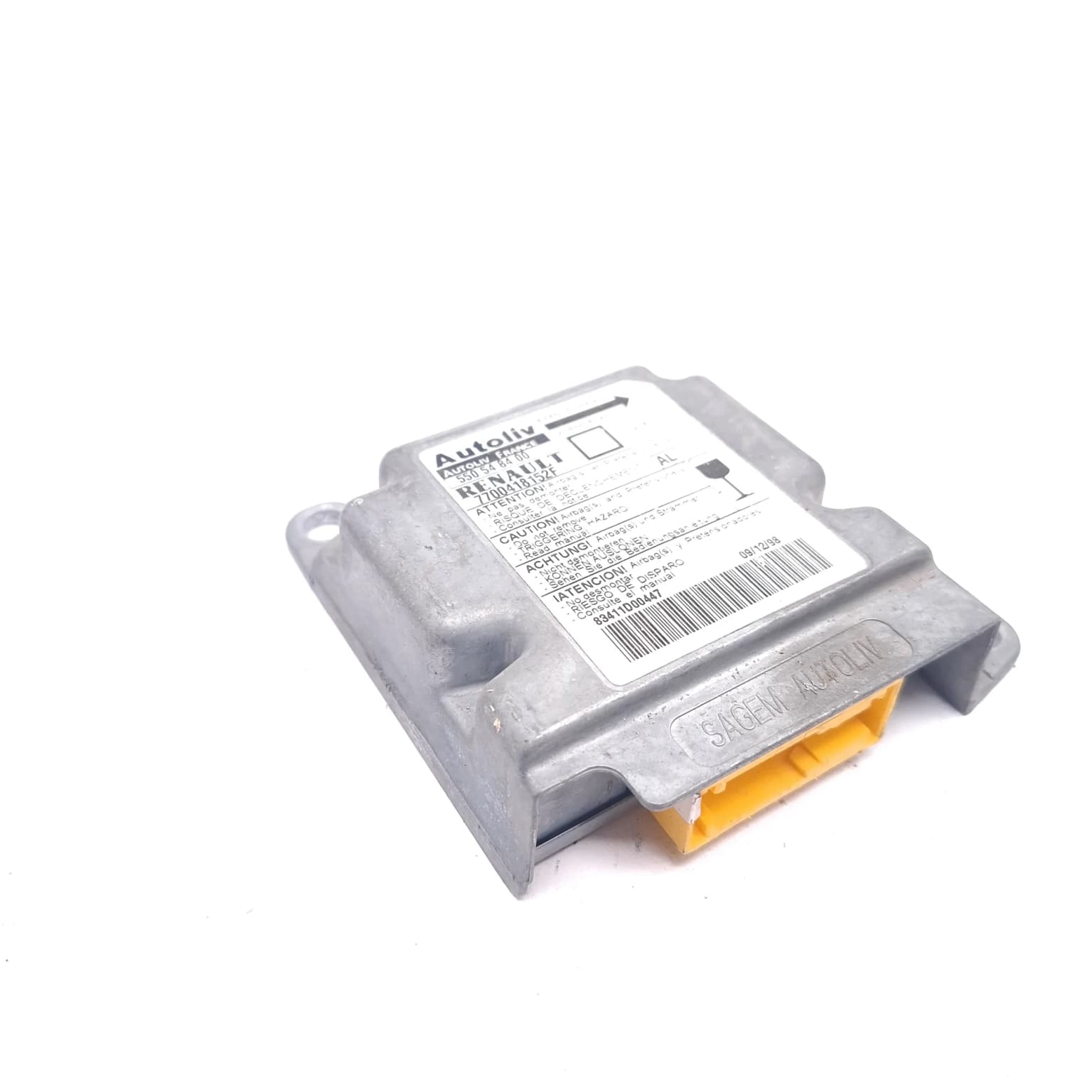 Airbag control module Renault MEGANE 1 1995–2002 7700418152 – 1