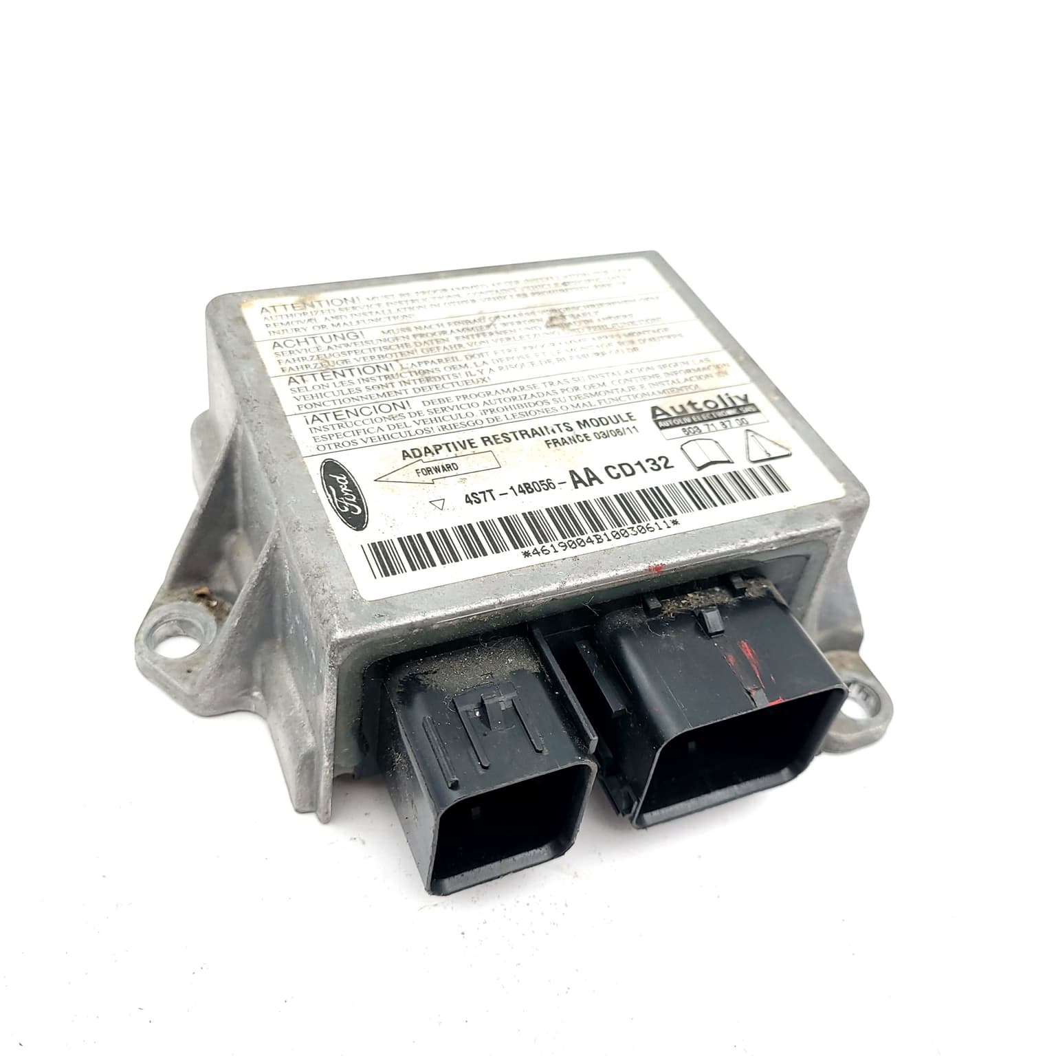 Airbag control module Ford MONDEO Mk 3 2000–2007 4S7T14B056AA – 1