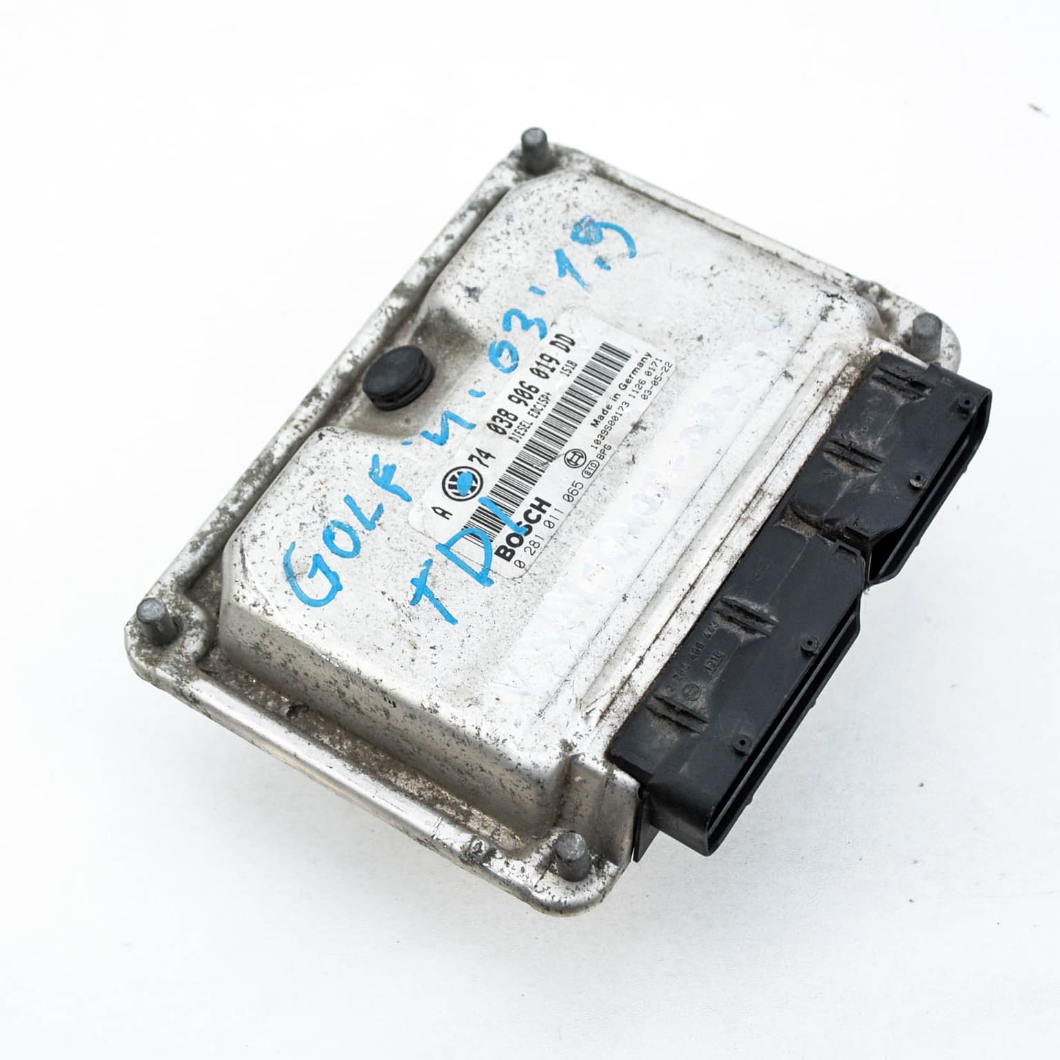 Engine control unit VW GOLF 4 1997–2004 1.9 TDI 038906019DD – 1