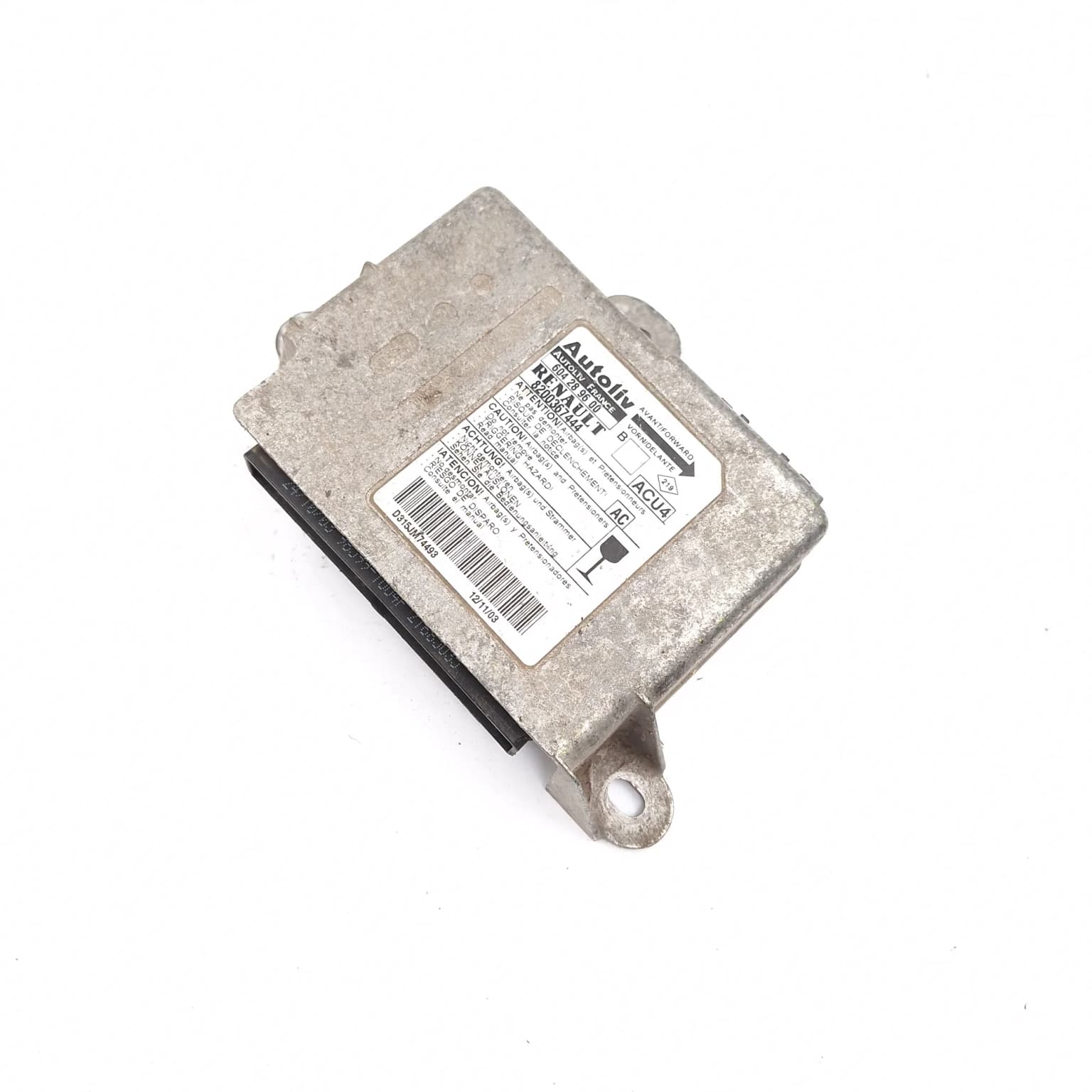 Airbag control module Renault MEGANE 2 2002–2010 8200367444 – 1