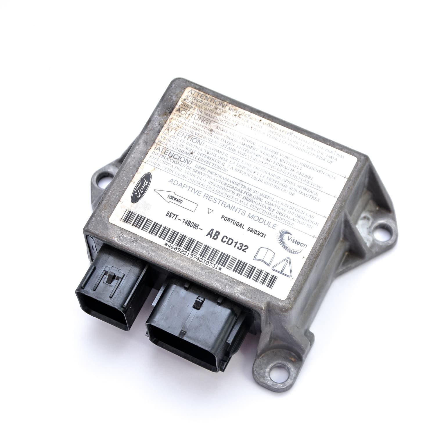 Airbag control module Ford MONDEO Mk 3 2000–2007 2.0 16V TDDi / TDCi HJBB 3S7T14B056AB – 1