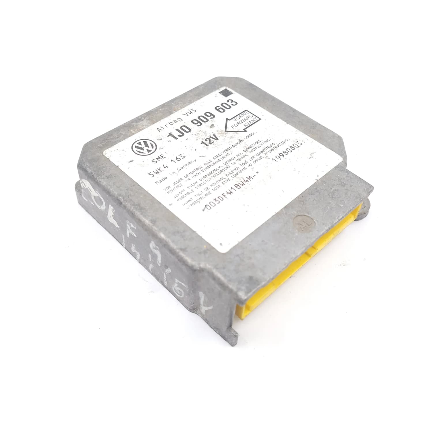 Airbag control module VW GOLF 4 1997–2004 1J0909603 – 1