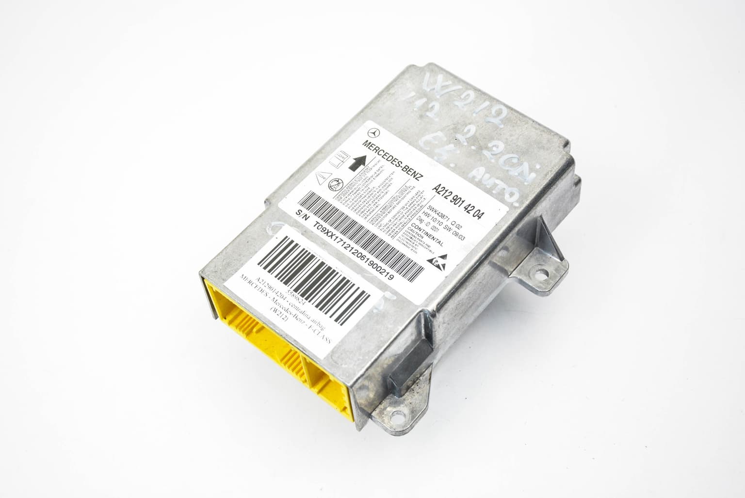 Airbag control module Mercedes-Benz E-CLASS (W212) 2009–2016 A2129014204 – 1