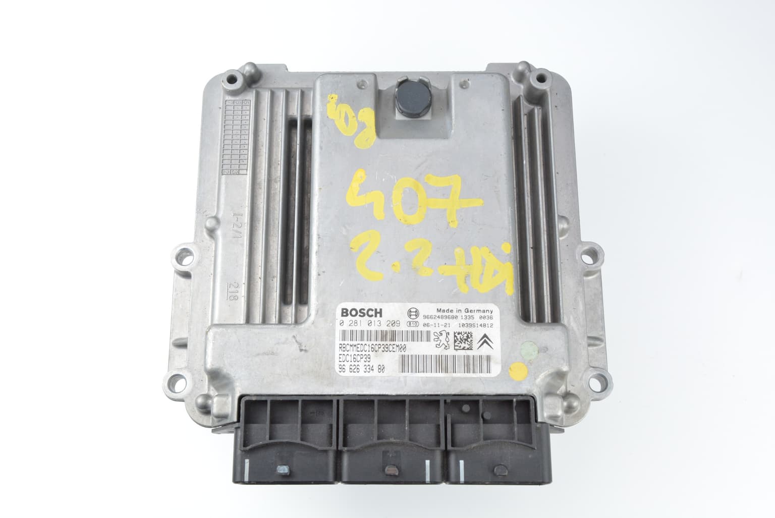 Engine control unit Peugeot 407 2004–2011 2.2 HDi 0281013209 – 1