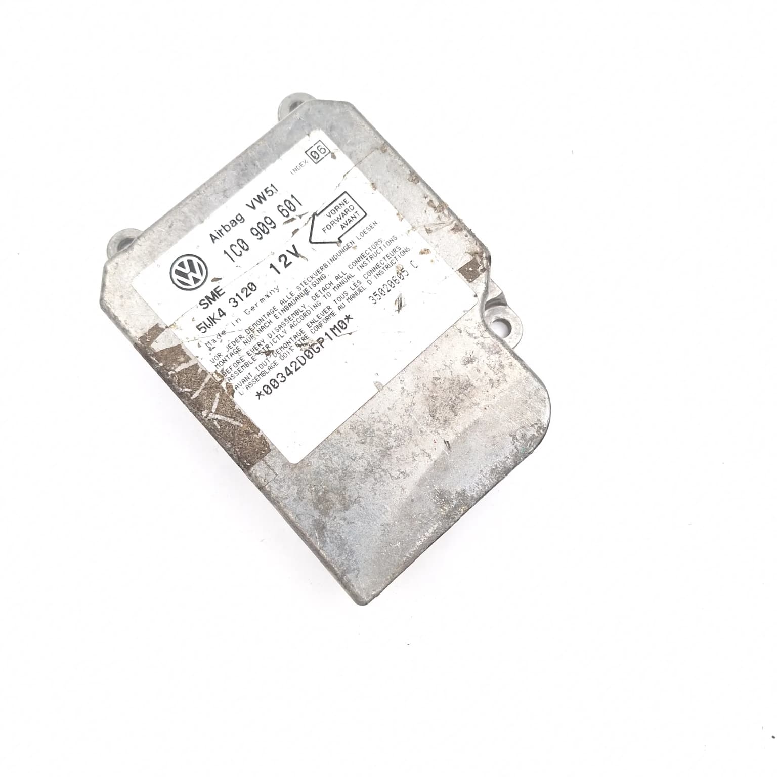 Airbag control module VW GOLF 4 1997–2004 1C0909601 – 1
