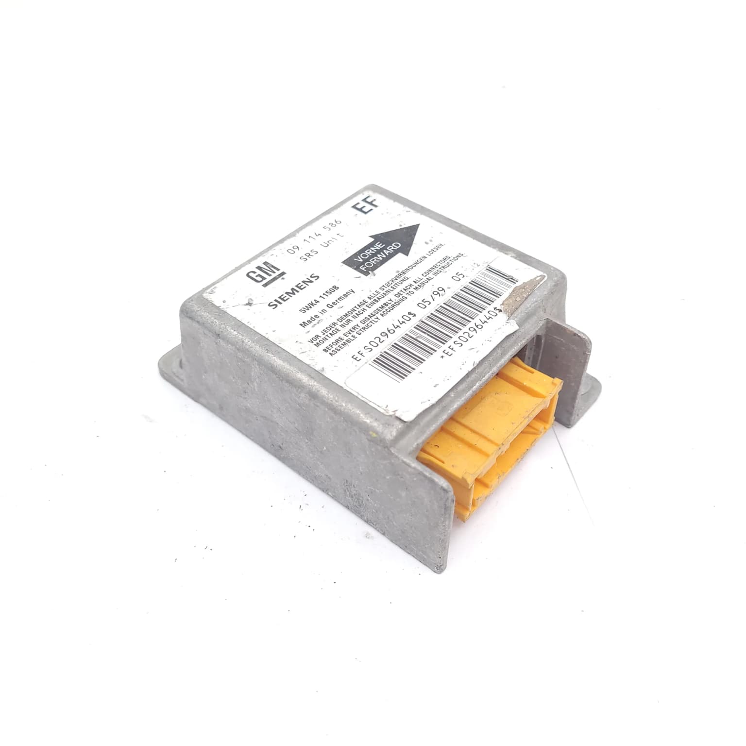 Airbag control module Opel TIGRA A (95) 1994–2000 09114586EF – 1