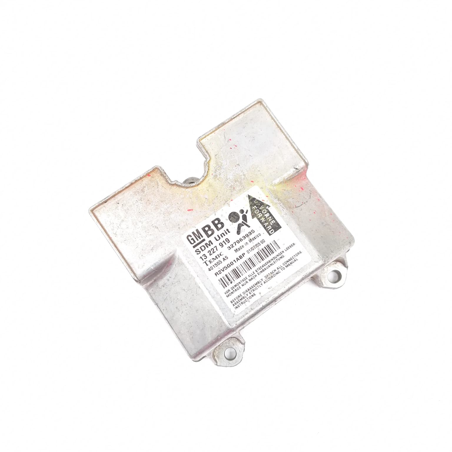 Airbag control module Opel ASTRA H 2004–2012 13227919 – 1