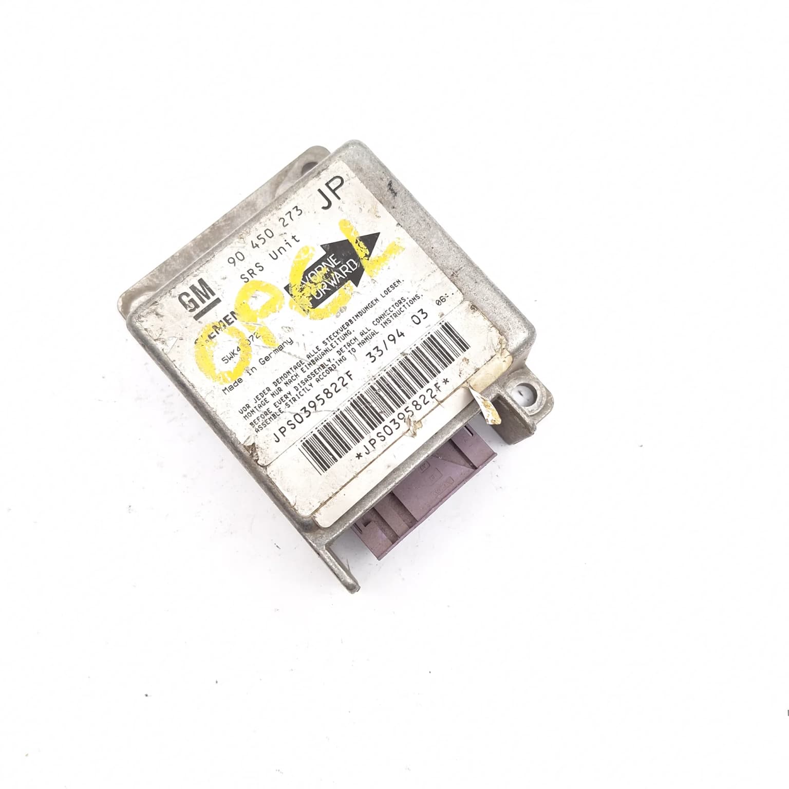 Airbag control module Opel ASTRA F 1991–2002 90450273 – 1