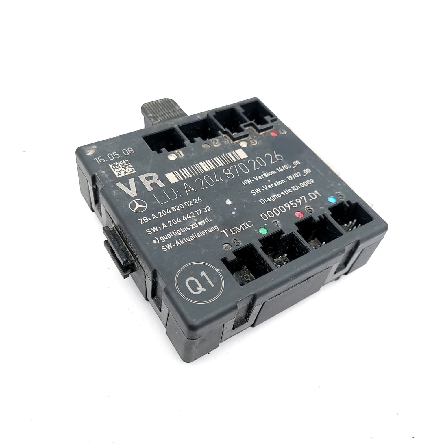 Control unit Mercedes-Benz C-CLASS (W204) 2007–2014 A2048702026 – 1