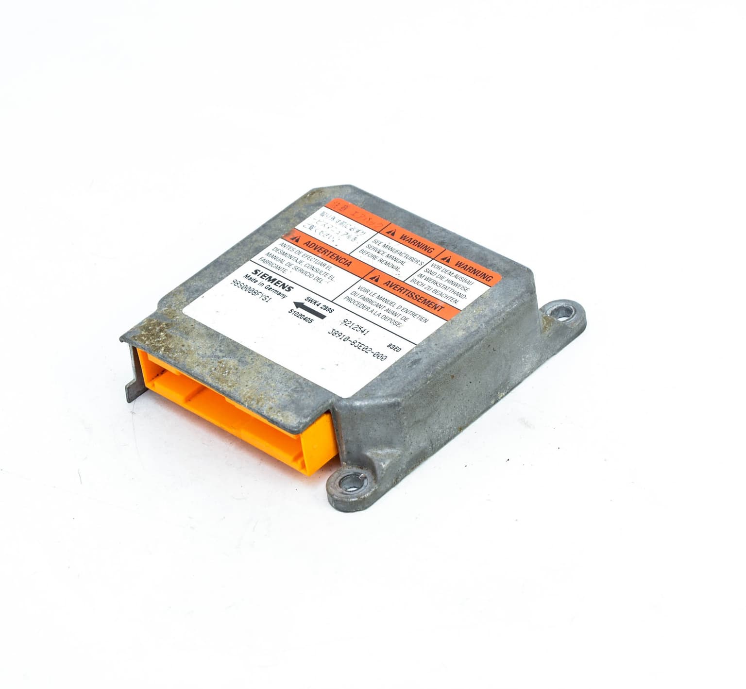 Airbag control module Suzuki WAGON R+ (EM) 1997–2000 1.2 4WD K12A 3891083E02000 – 1