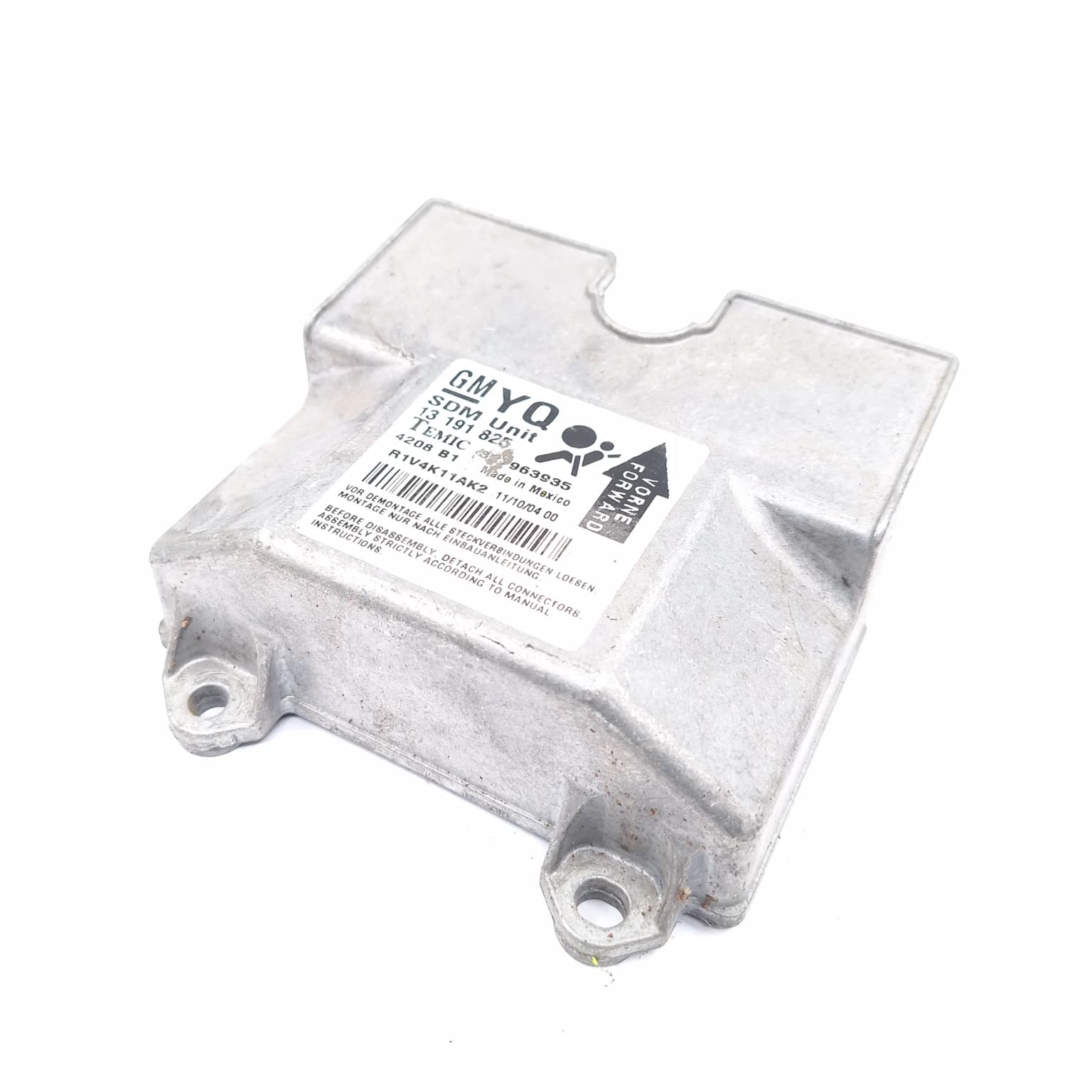 Airbag control module Opel ASTRA H 2004–2012 1.4 Z 14 XEP 13191825 – 1