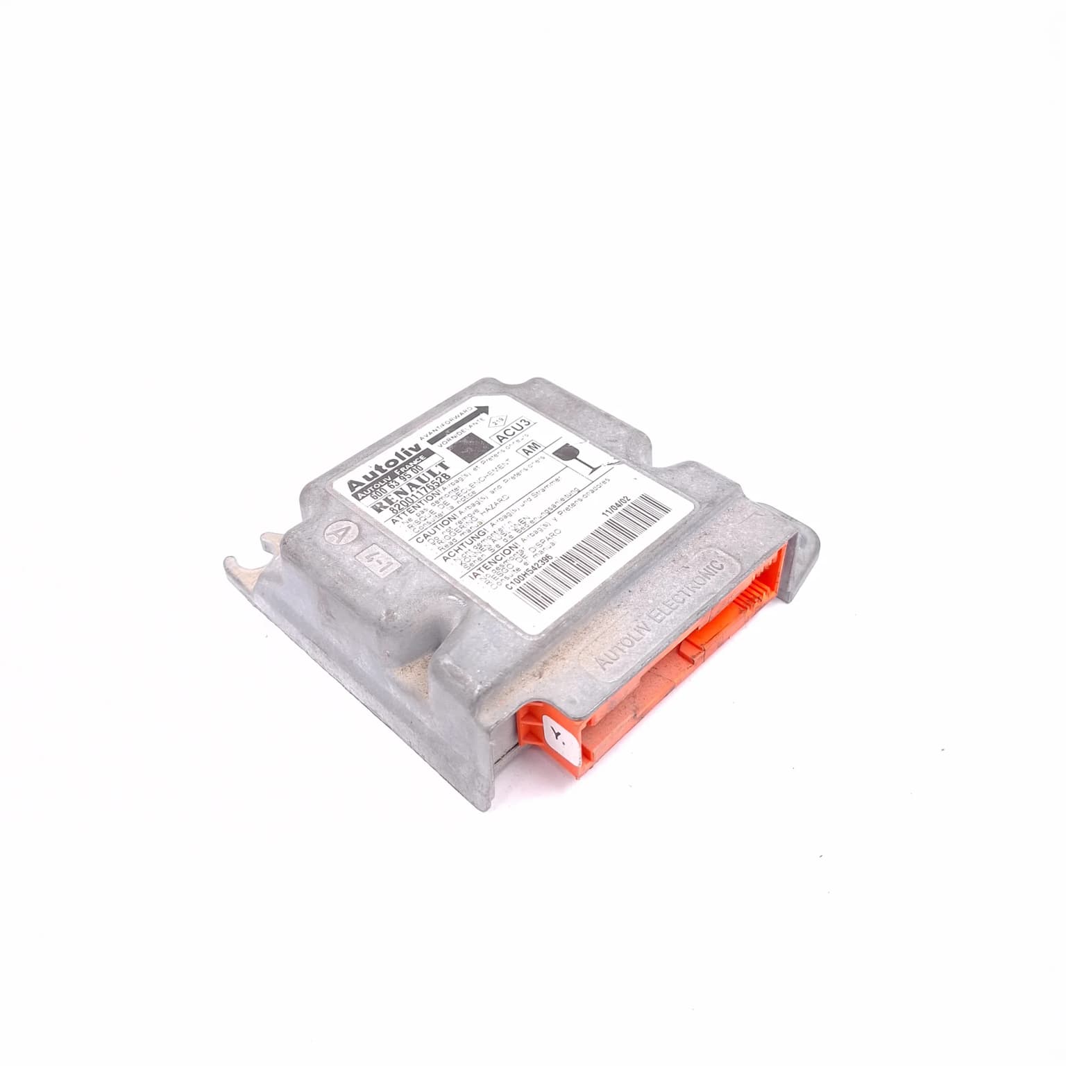 Airbag control module Renault SCENIC 2 (JM0/1) 2003–2009 8200117652B – 1
