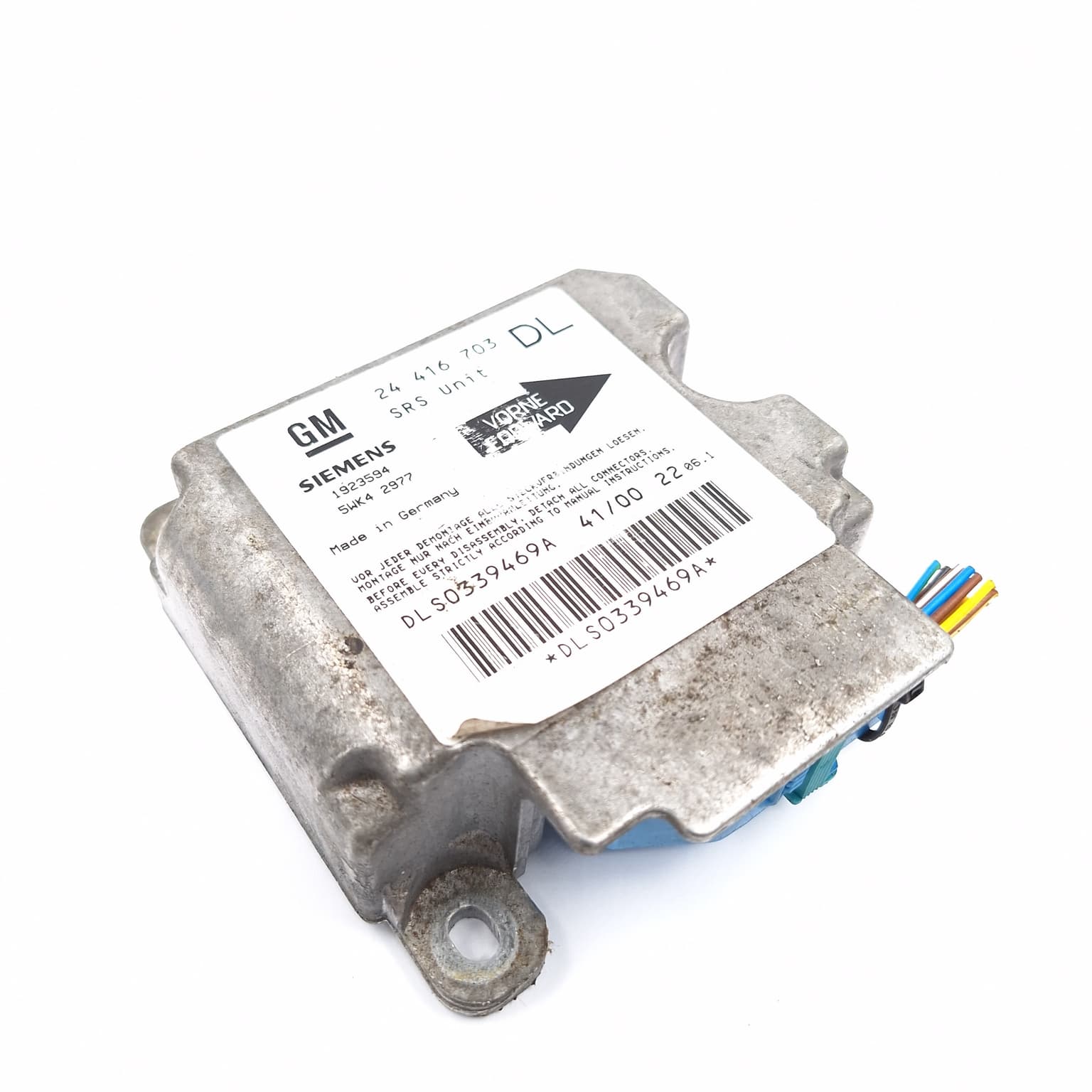 Airbag control module Opel ASTRA G 1998–2009 24416703 – 1