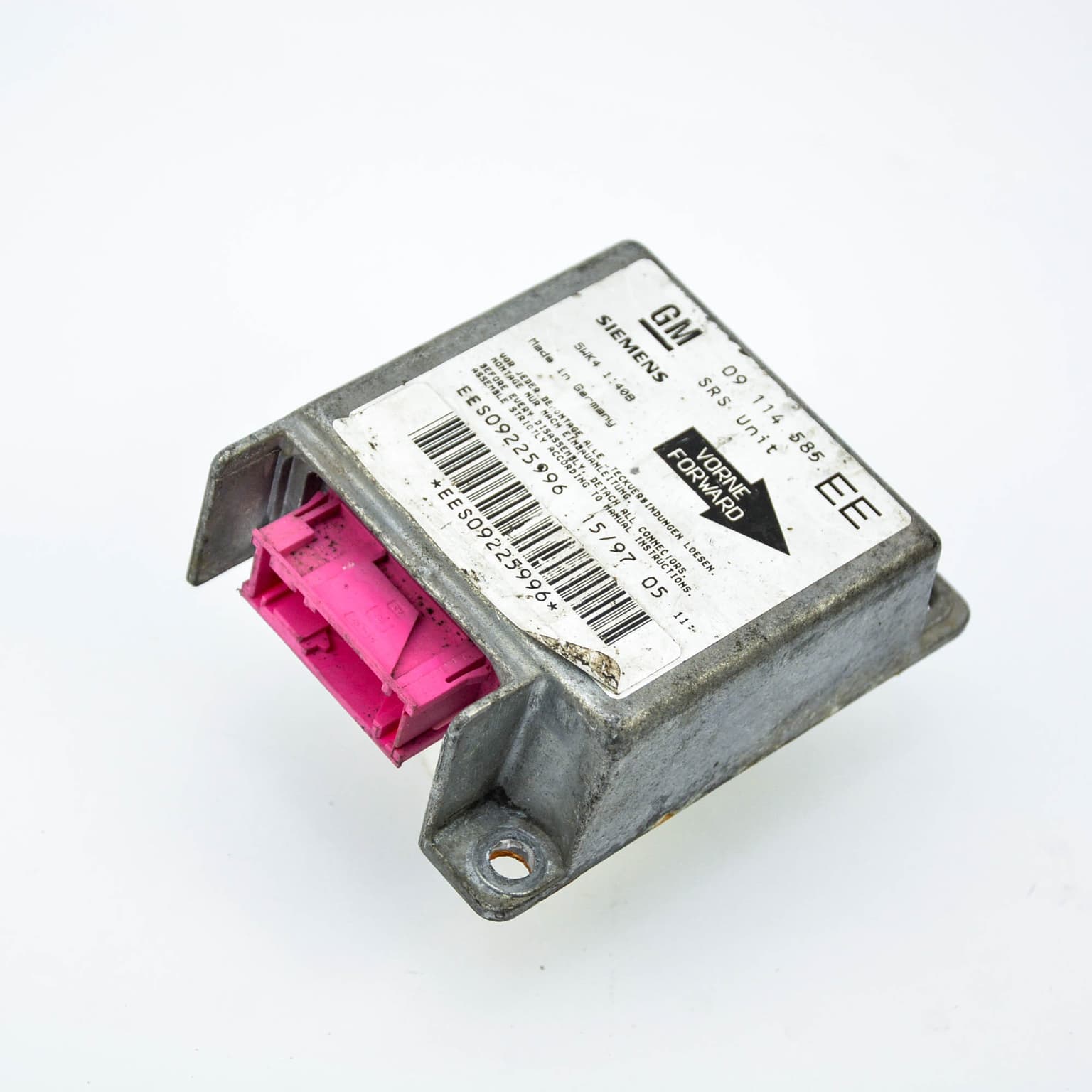 Airbag control module Opel CORSA B 1993–2000 09114585 – 1