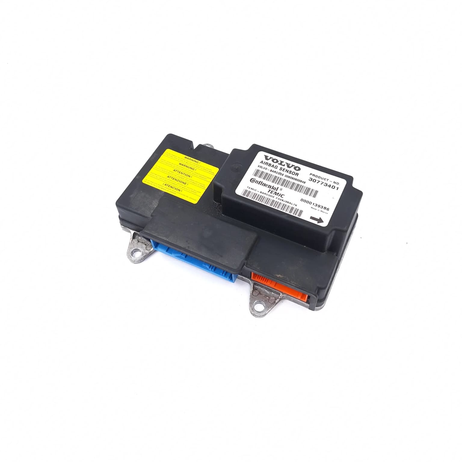 Airbag control module Volvo V50 (MW) 2004–2012 30773401 – 1