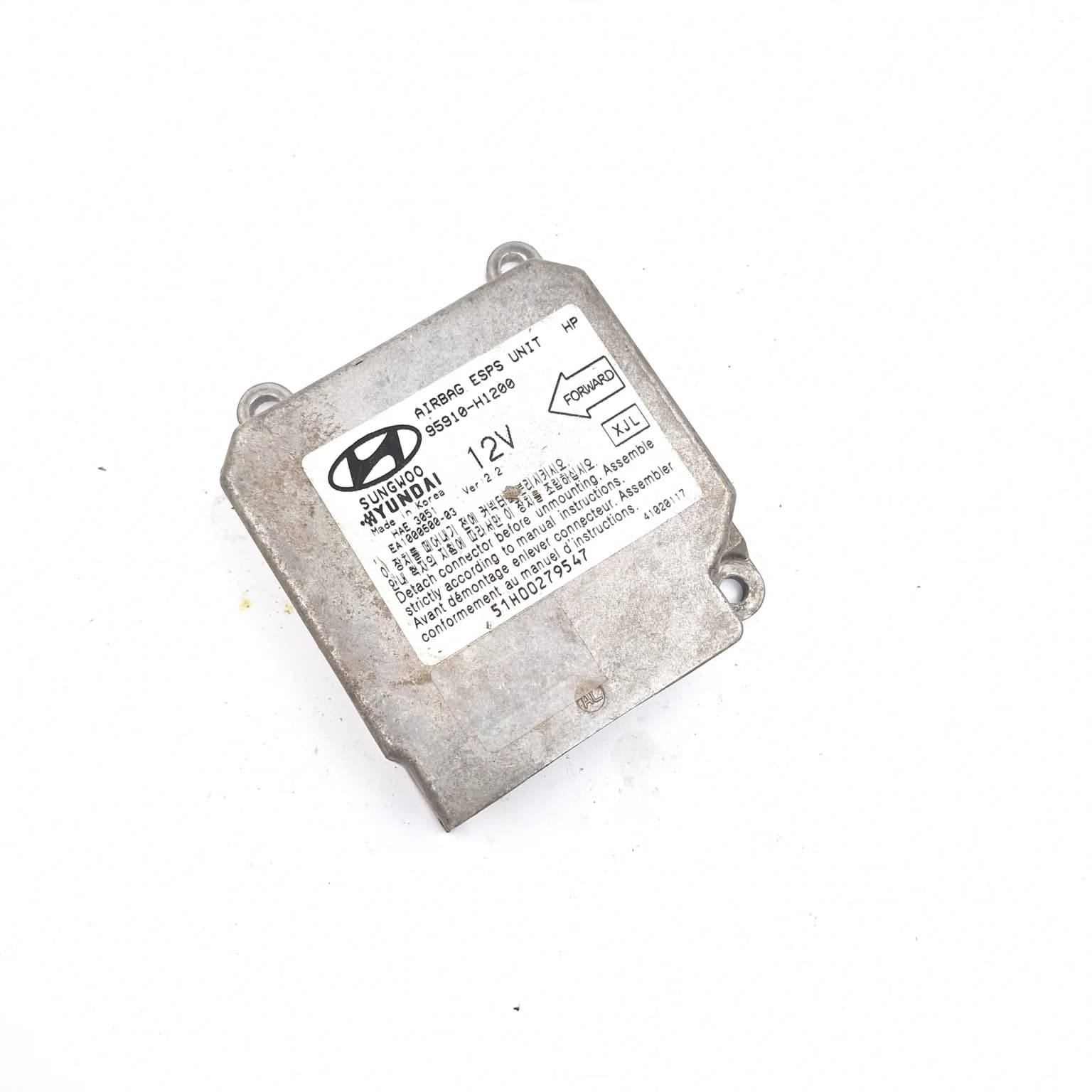 Airbag control module Hyundai TERRACAN (HP) 2001–2007 95910H1200 – 1