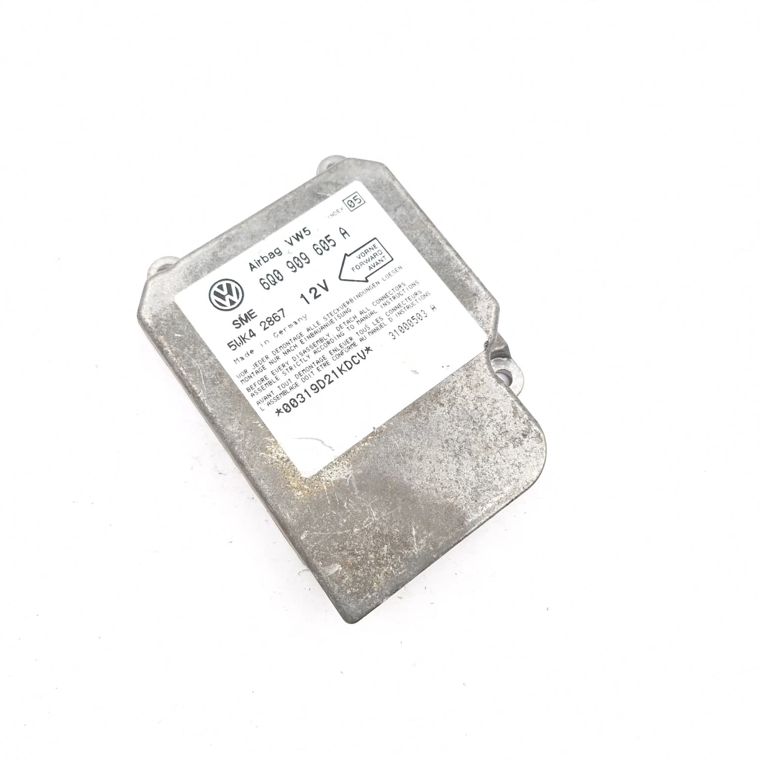 Airbag control module VW GOLF 4 1997–2004 6Q0909605A – 1