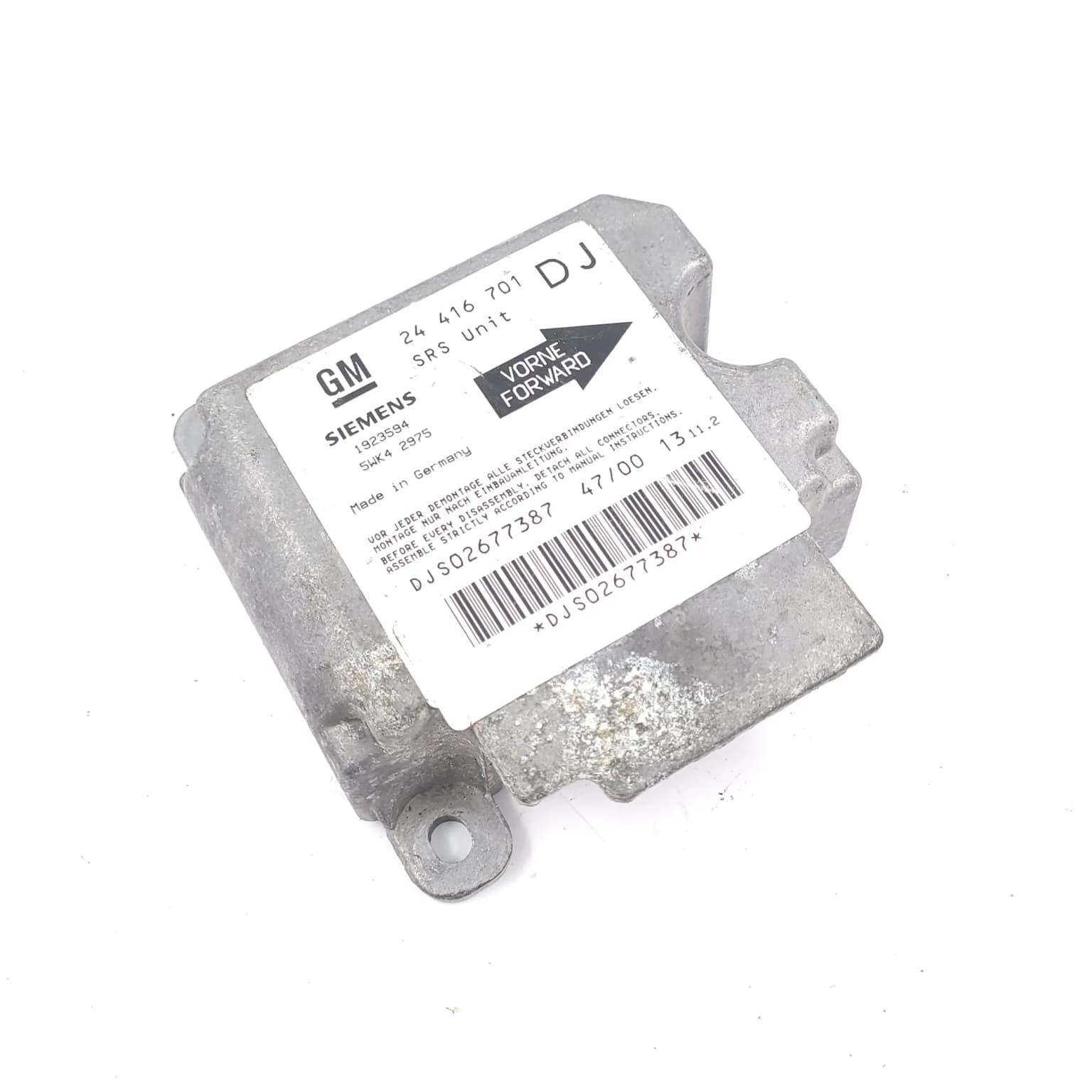 Airbag control module Opel VECTRA B 1995–2002 24416701 – 1