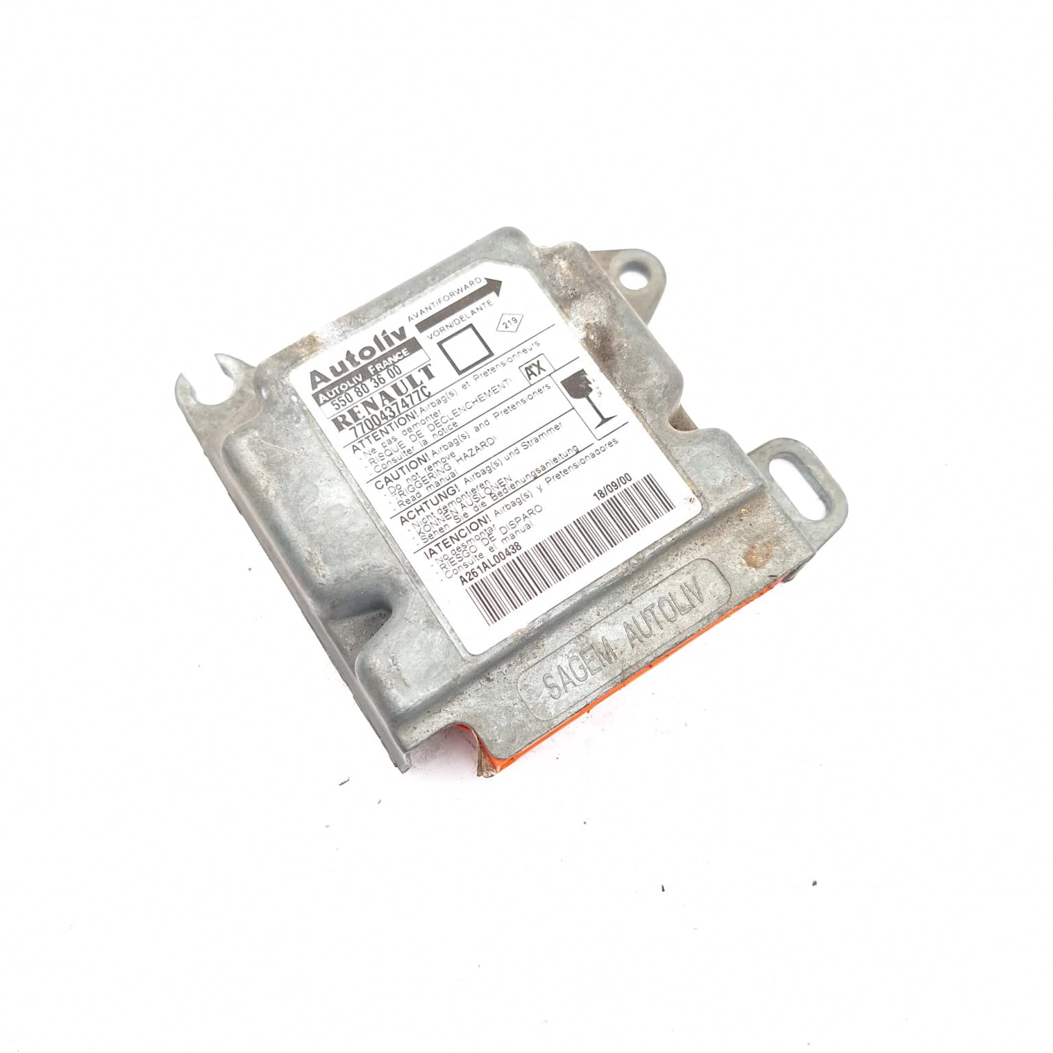 Airbag control module Renault MEGANE 1 1995–2002 550803600 – 1
