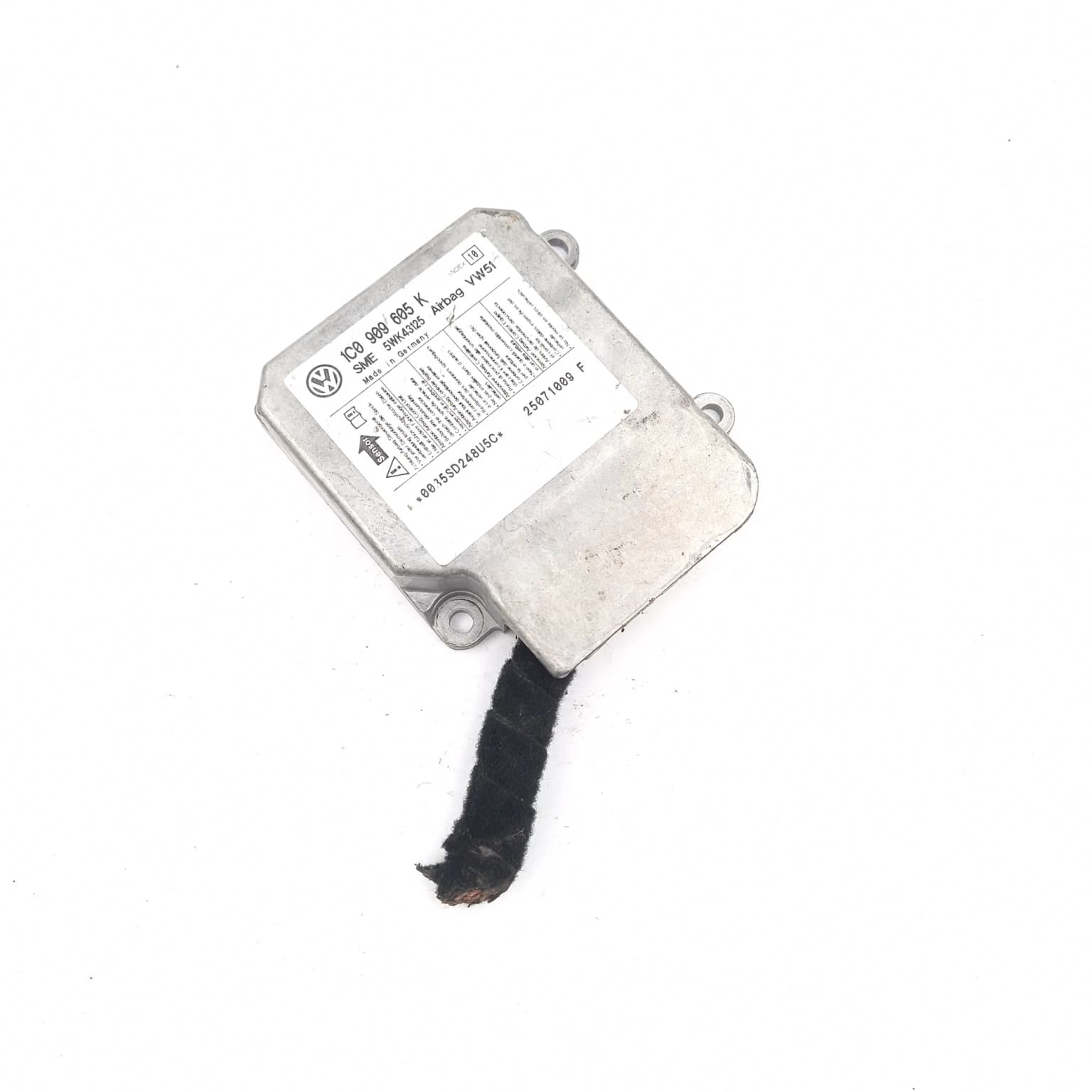Airbag control module VW POLO (9N, 9N3) 2002–2010 1C0909605K – 1