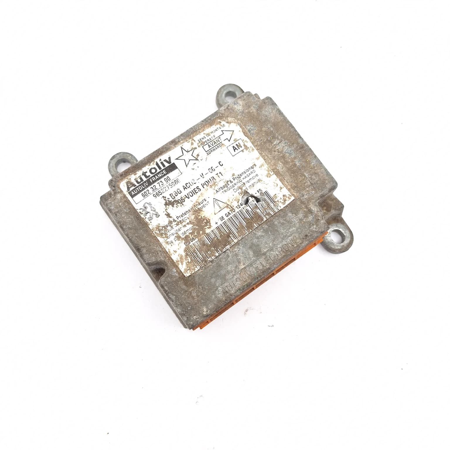 Airbag control module Peugeot 206 1998–2013 9652275980 – 1