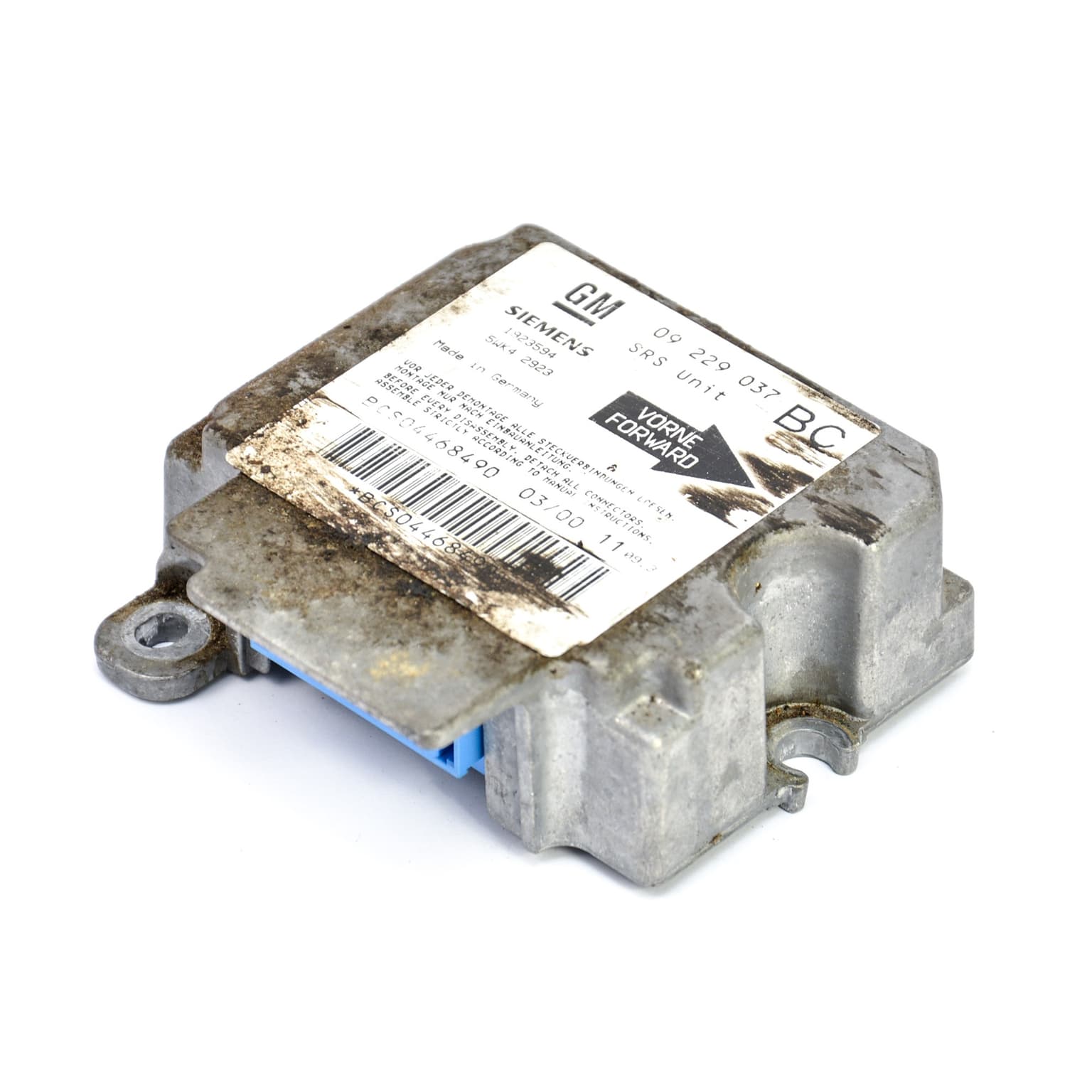 Airbag control module Opel ASTRA G 1998–2009 2.0 DTI 16V Y 20 DTH 09229037BC – 1